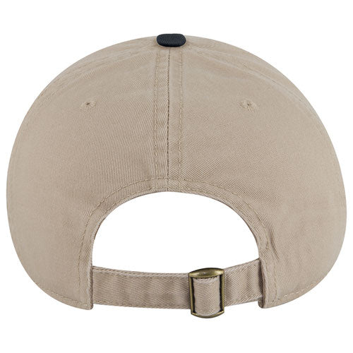 Customized Otto Cap Navy/Khaki Embroidered