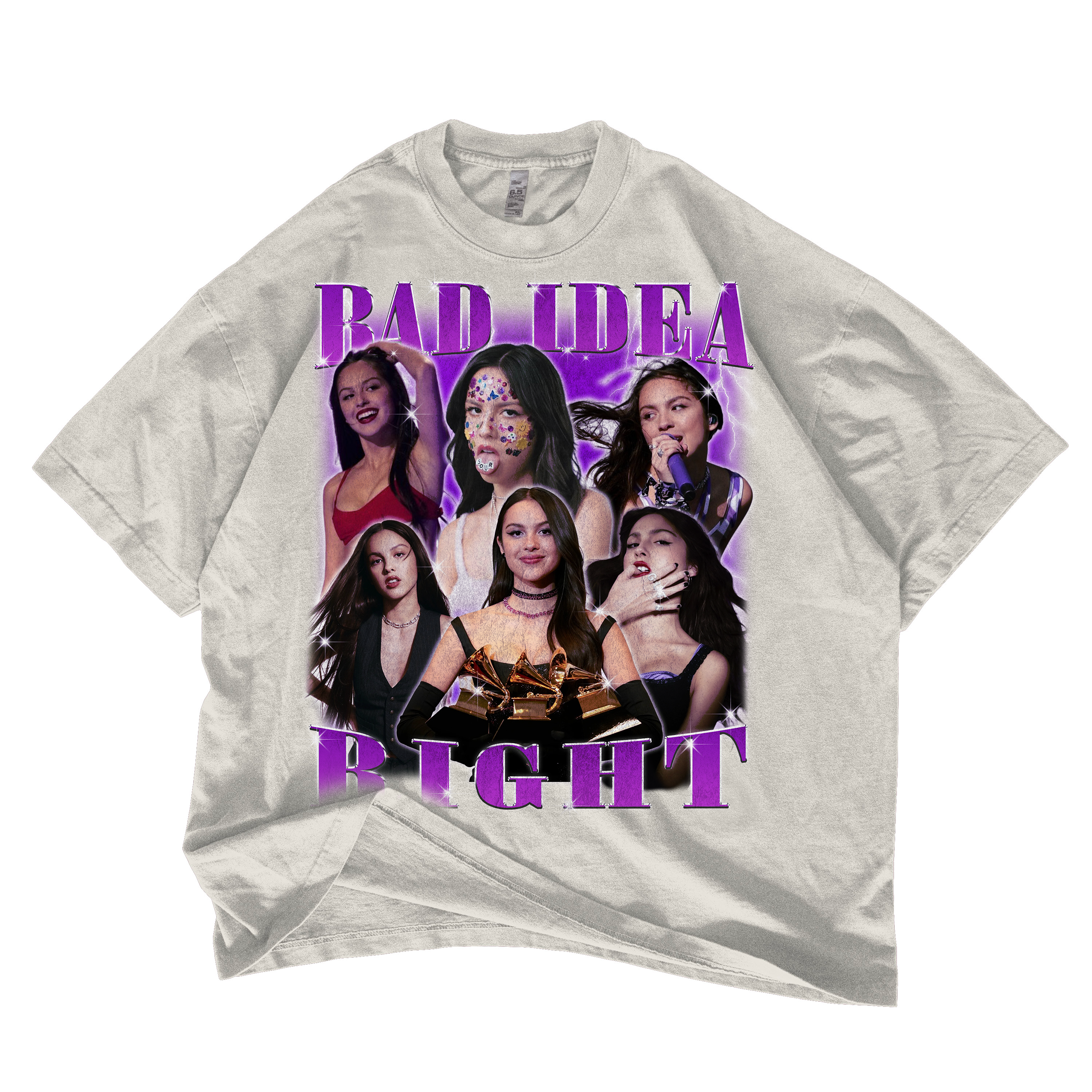 Bad Idea Right? Guts Tour Version 2 Oversized Graphic Tee