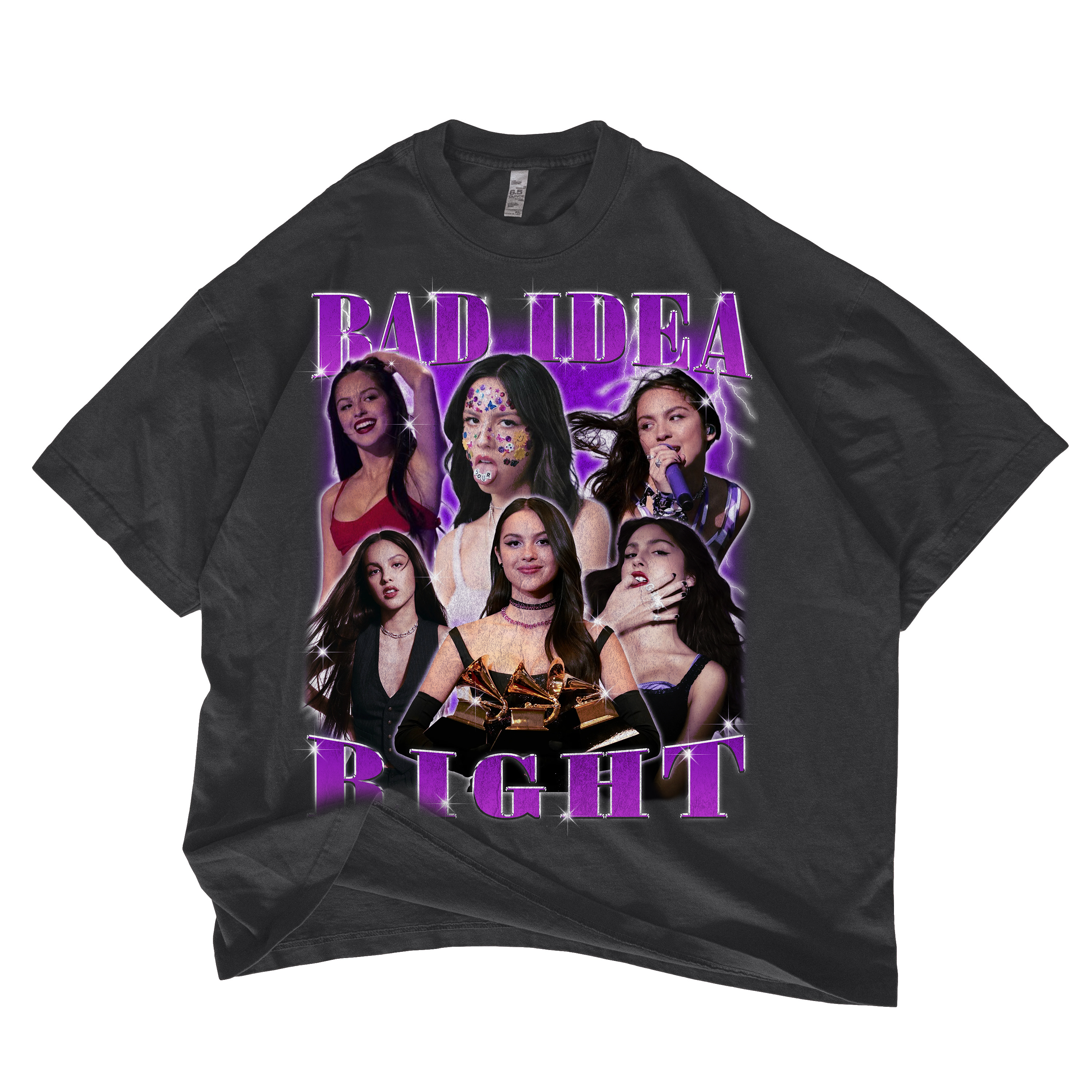 Bad Idea Right? Guts Tour Version 2 Oversized Graphic Tee