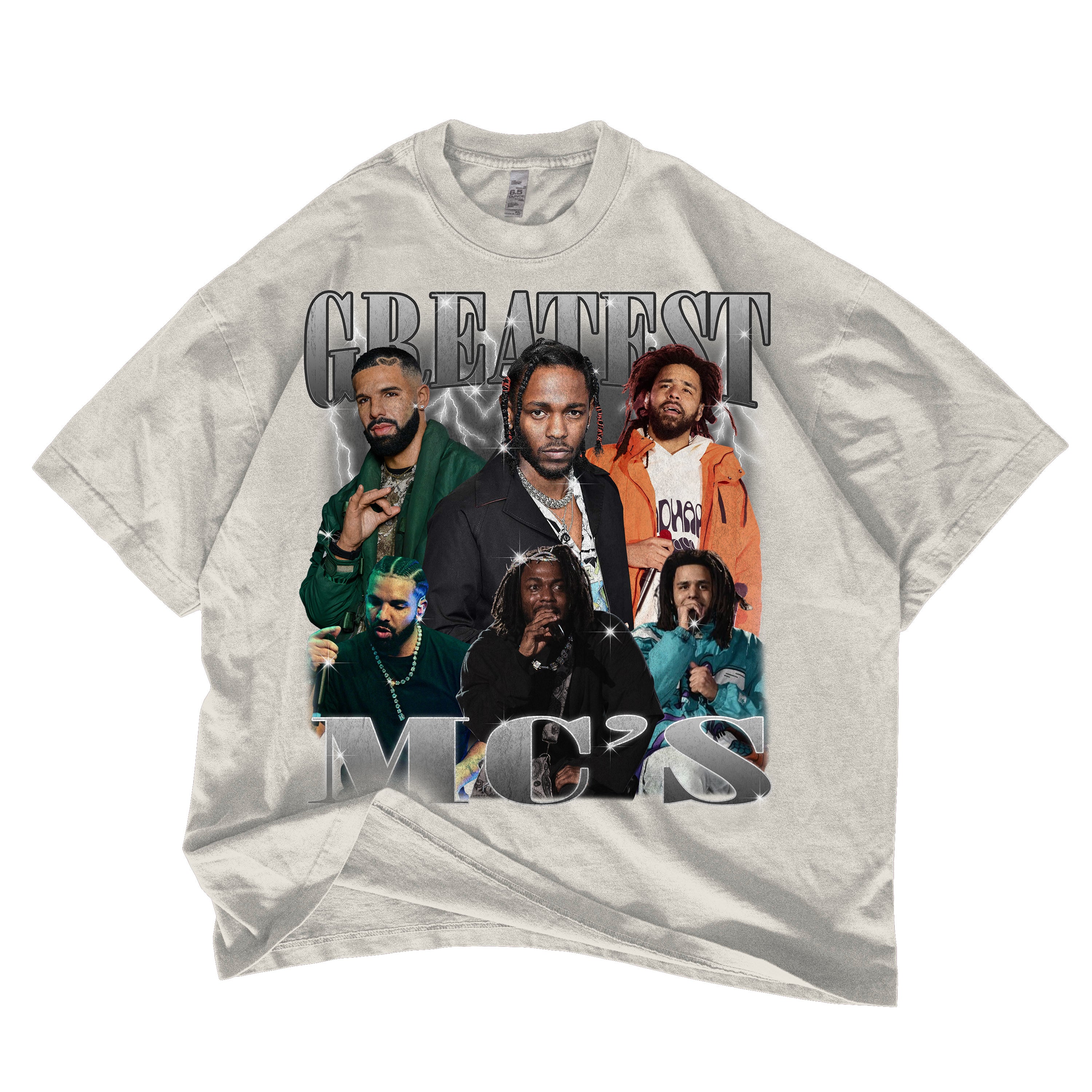 Greatest 3 MC's Oversized Graphic Tee