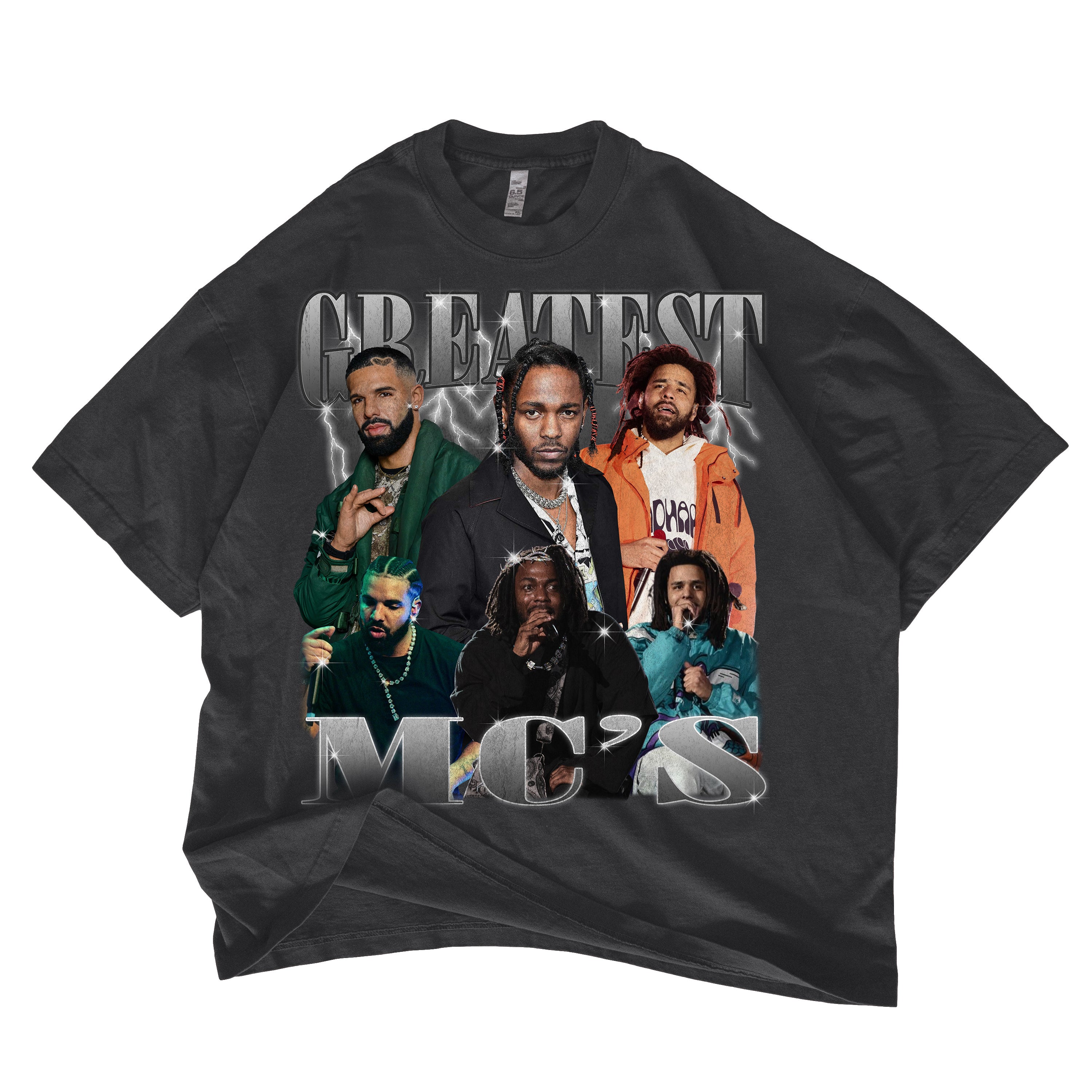 Greatest 3 MC's Oversized Graphic Tee