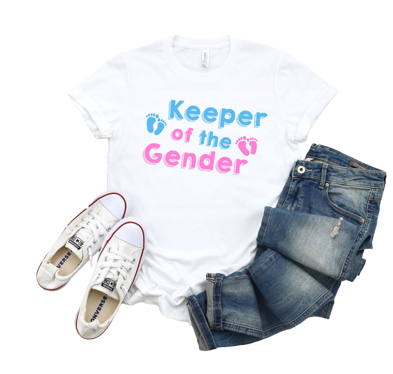 Gender Reveal Shirt, Keeper of the Gender Sweatshirt, Gender Reveal Party Shirt, Gender Reveal