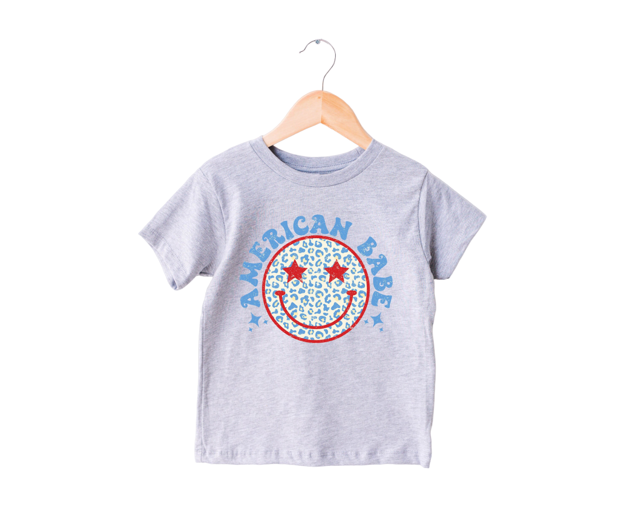 Retro Smiley American Babe USA shirt, 4th of July, Retro fourth shirt, Youth 4th of July shirt,