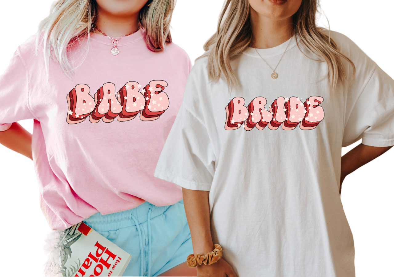 Vintage Washed Tee, Bachelorette Party Shirts, Sparkle Babe, Sparkles Bride Boho T-Shirt, Retro