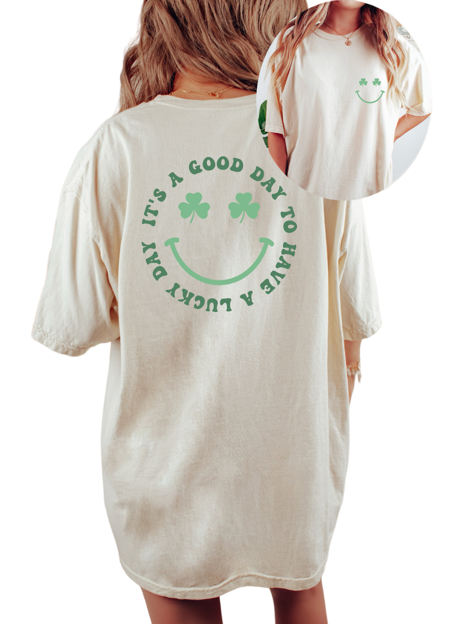 Retro St Patty's Day Vintage Washed Shirt, Feeling Lucky Shirt, Vintage St Patricks Day Shirt, Day