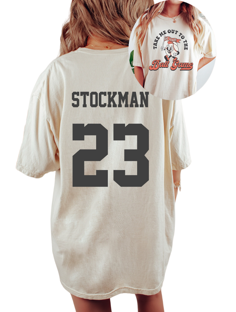 Custom Vintage Washed Tee, Baseball Mom, Sports Mom Shirt, Baseball Biggest Fan, Parents of