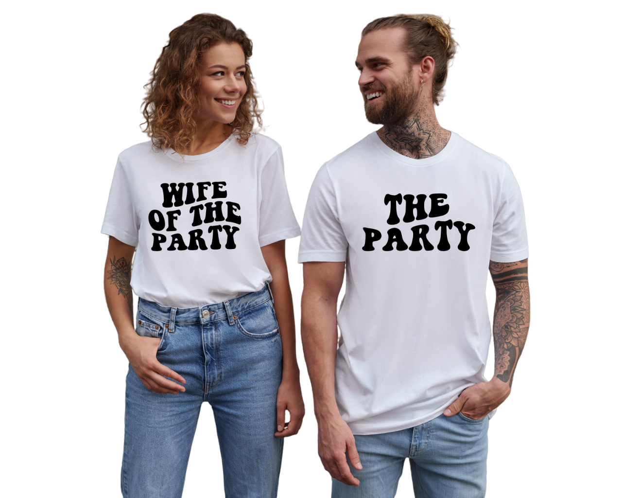 Wife Of The Party, We Like To Party, Retro Batch Shirts, Bachelorette Party Shirts, Newly Weds Tee,