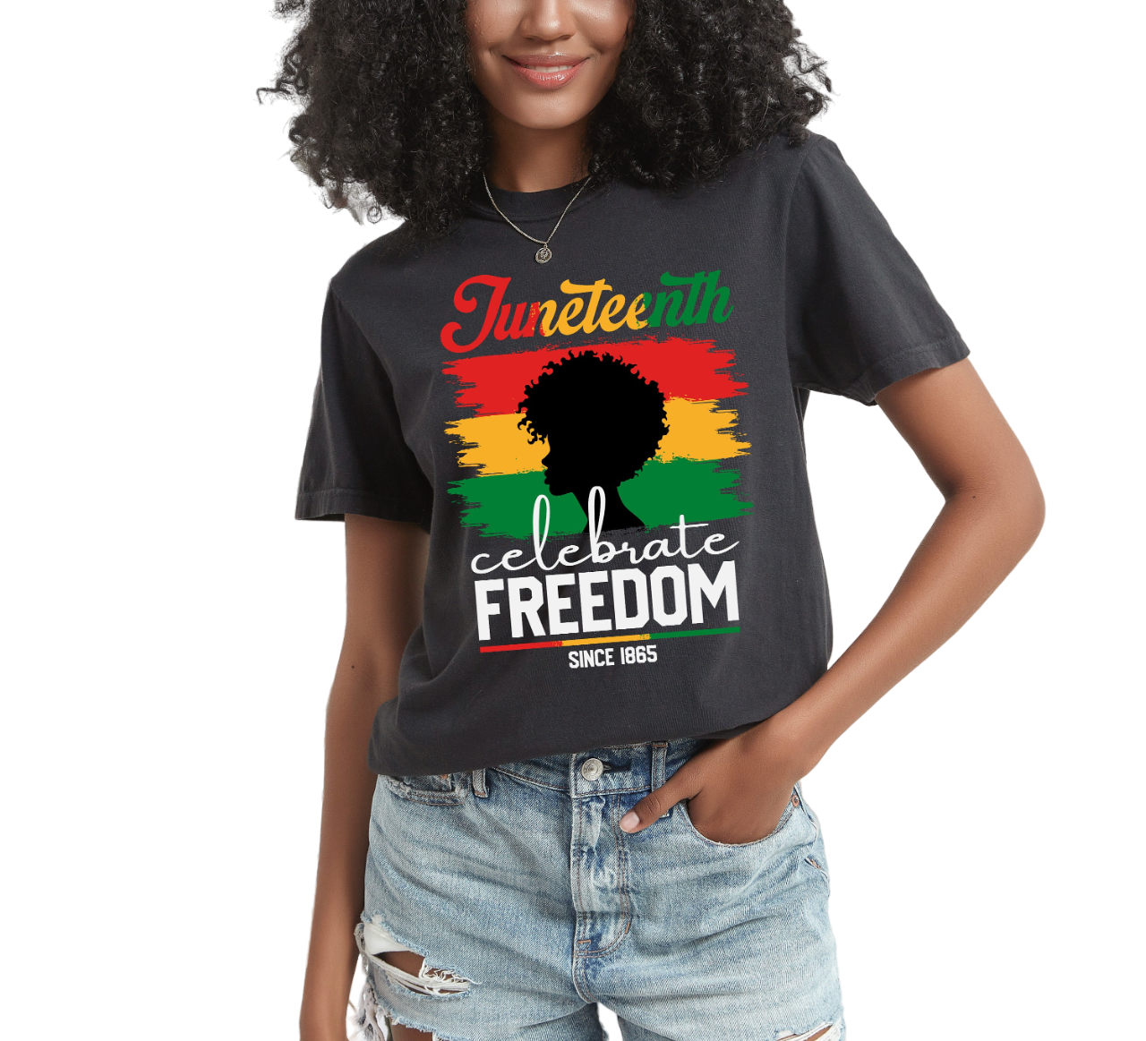 Vintage Washed, Juneteenth Celebration shirt, Black History, Black Power, Free-ish, June 19th 1865,