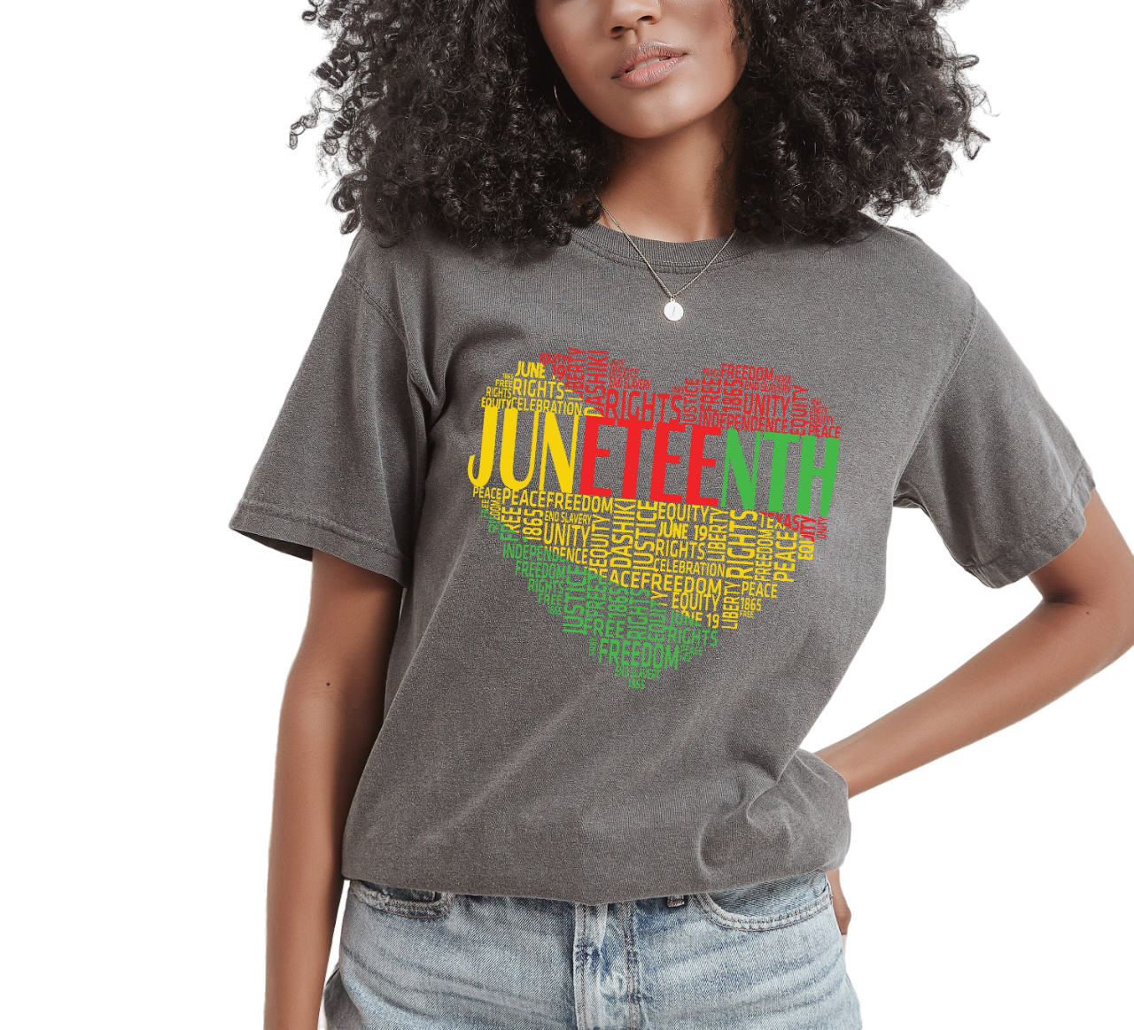 Vintage Washed, Juneteenth Celebration shirt, Black History, Black Power, Free-ish, June 19th 1865,
