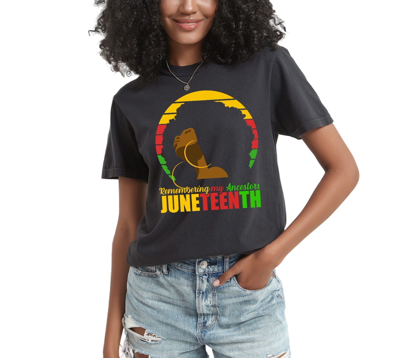 Vintage Washed, Juneteenth Celebration shirt, Black History, Black Power, Free-ish, June 19th 1865,