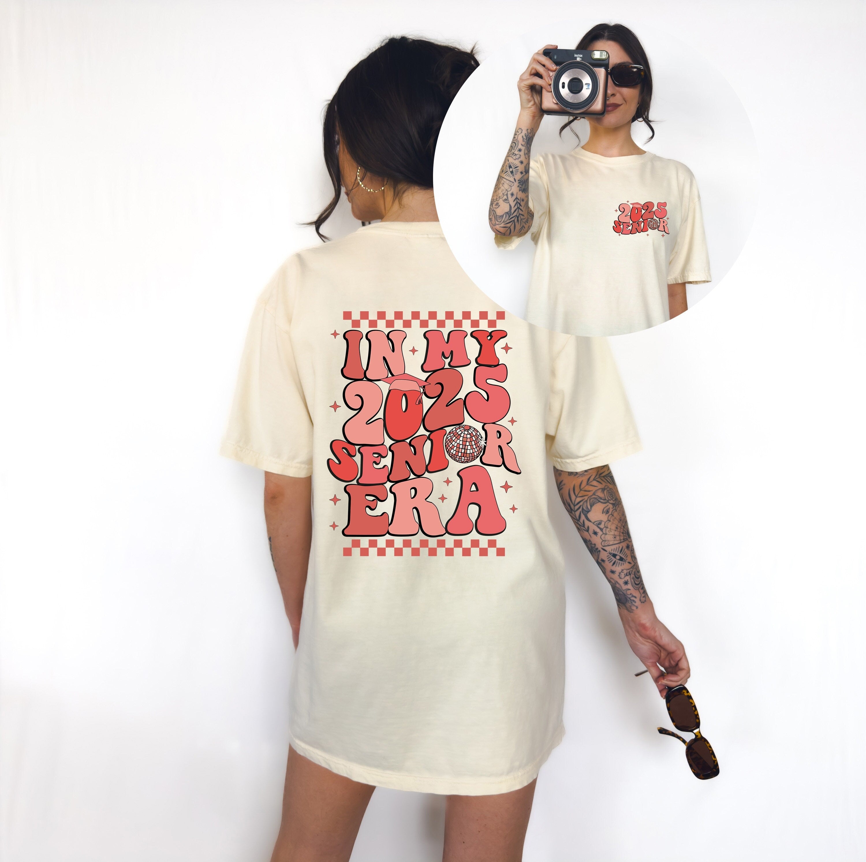 Senior 2025 Comfort Colors Shirt, Senior T-Shirt, Graduation 2025 T, In My Senior Era,