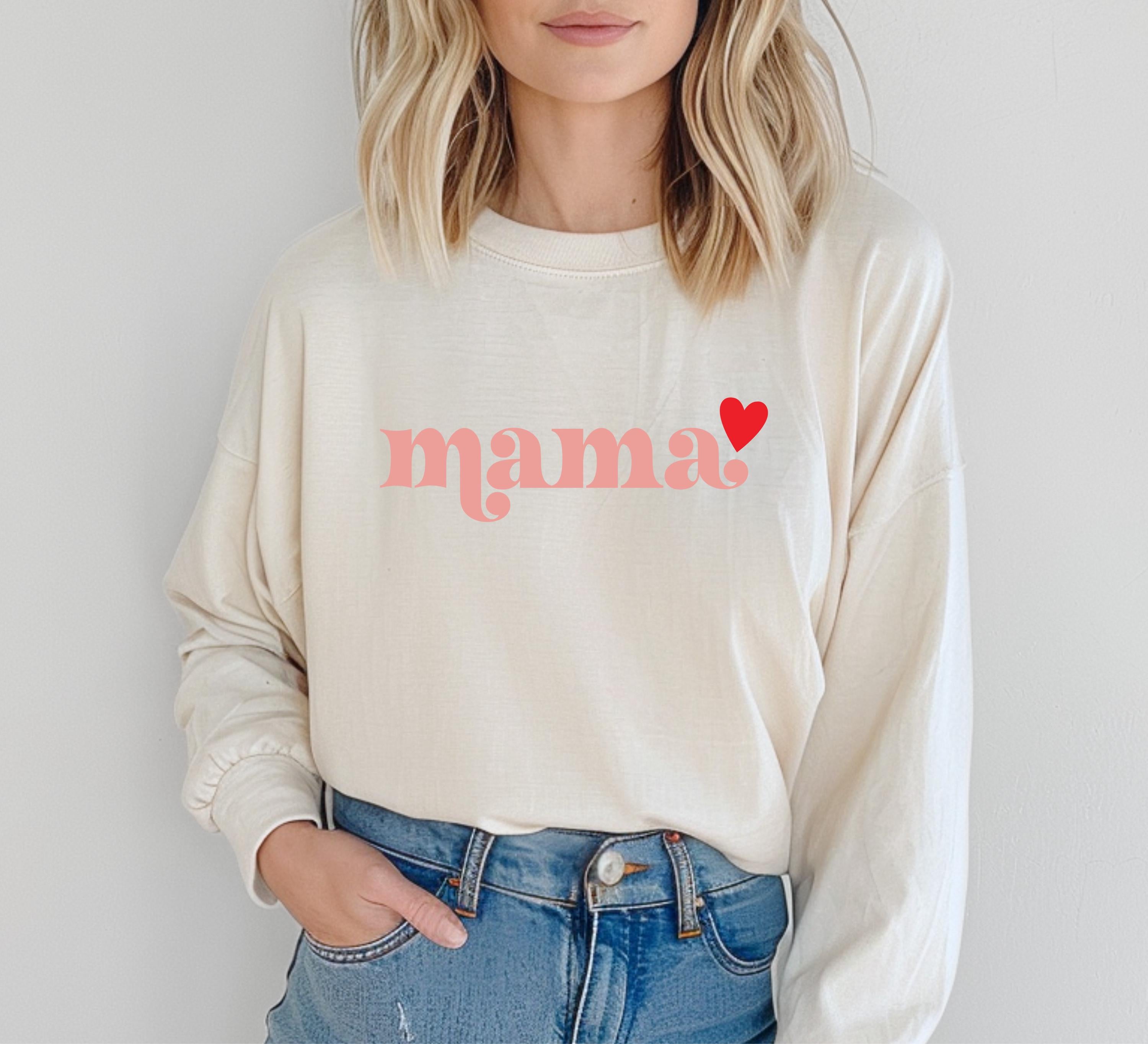 Cute Mama Valentines Day Mama Shirt, Mama Mini Matching shirts, Pink and Red Design, Mama's Sweet Heart