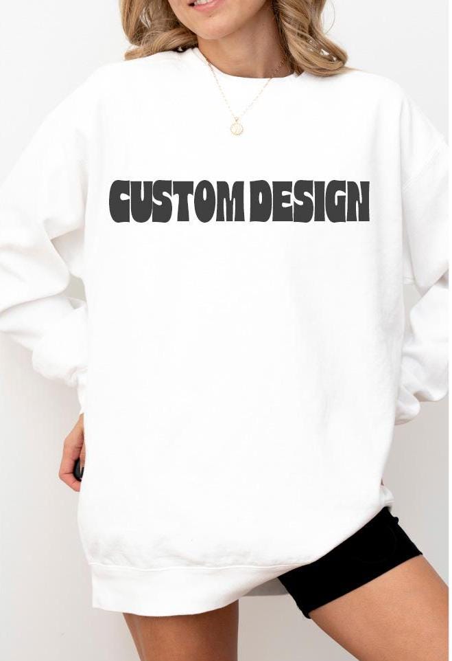 CUSTOM Comfort Colors Sweatshirt, Custom Design Sweater