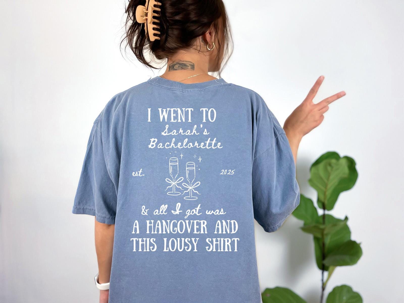Custom Bach Party T-shirts, Bridal Party Shirts, Comfort Colors T, Personalized Shirt, I went to Bachelorette and All I Got Was This Shirt