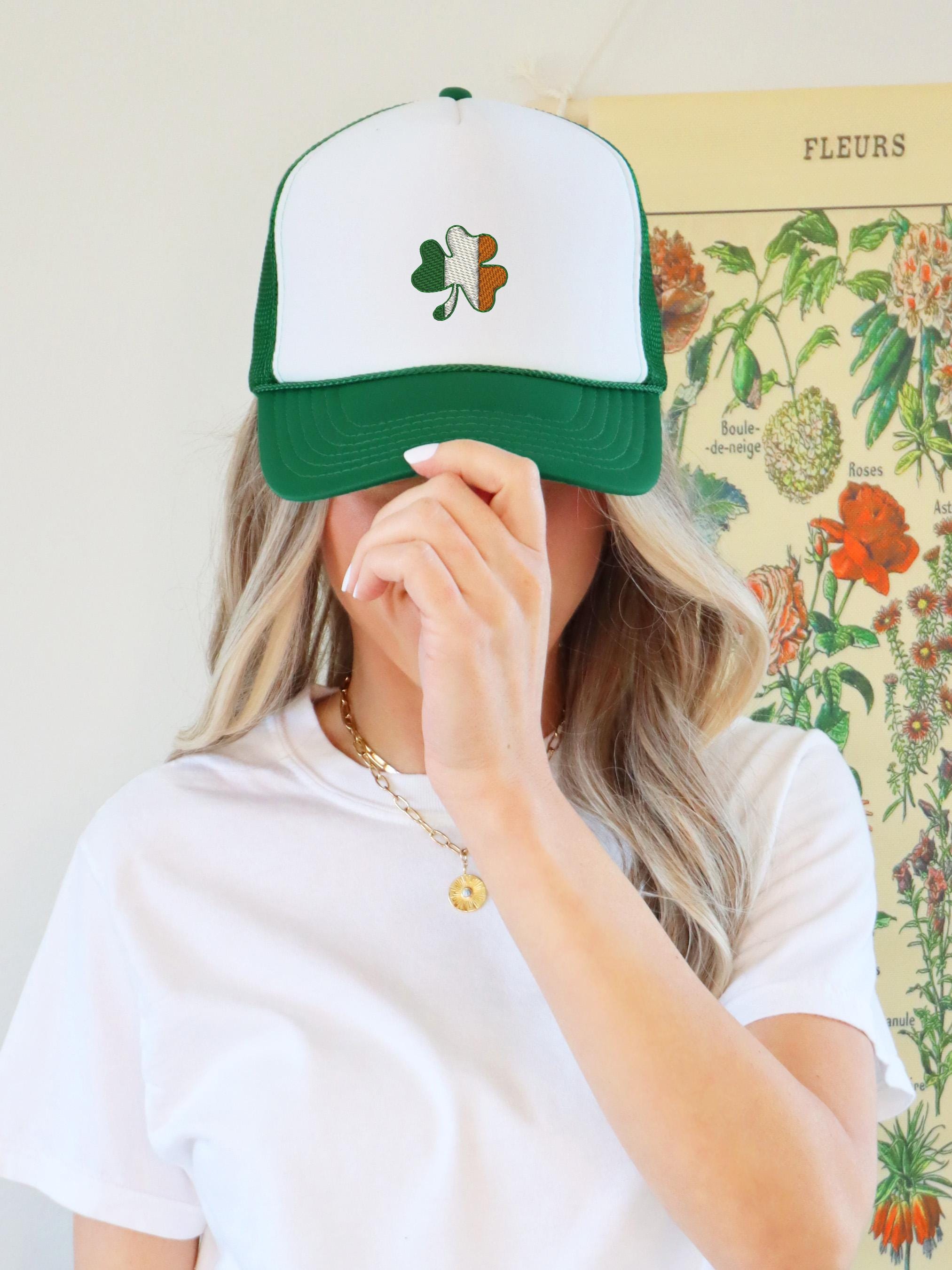 St Patty's Day Embroidered Rope Hat, St Patrick's Day Foam Hat, Lucky St Patricks Day Hat, Snapback Adjustable Hat, Mens and Womens Hat