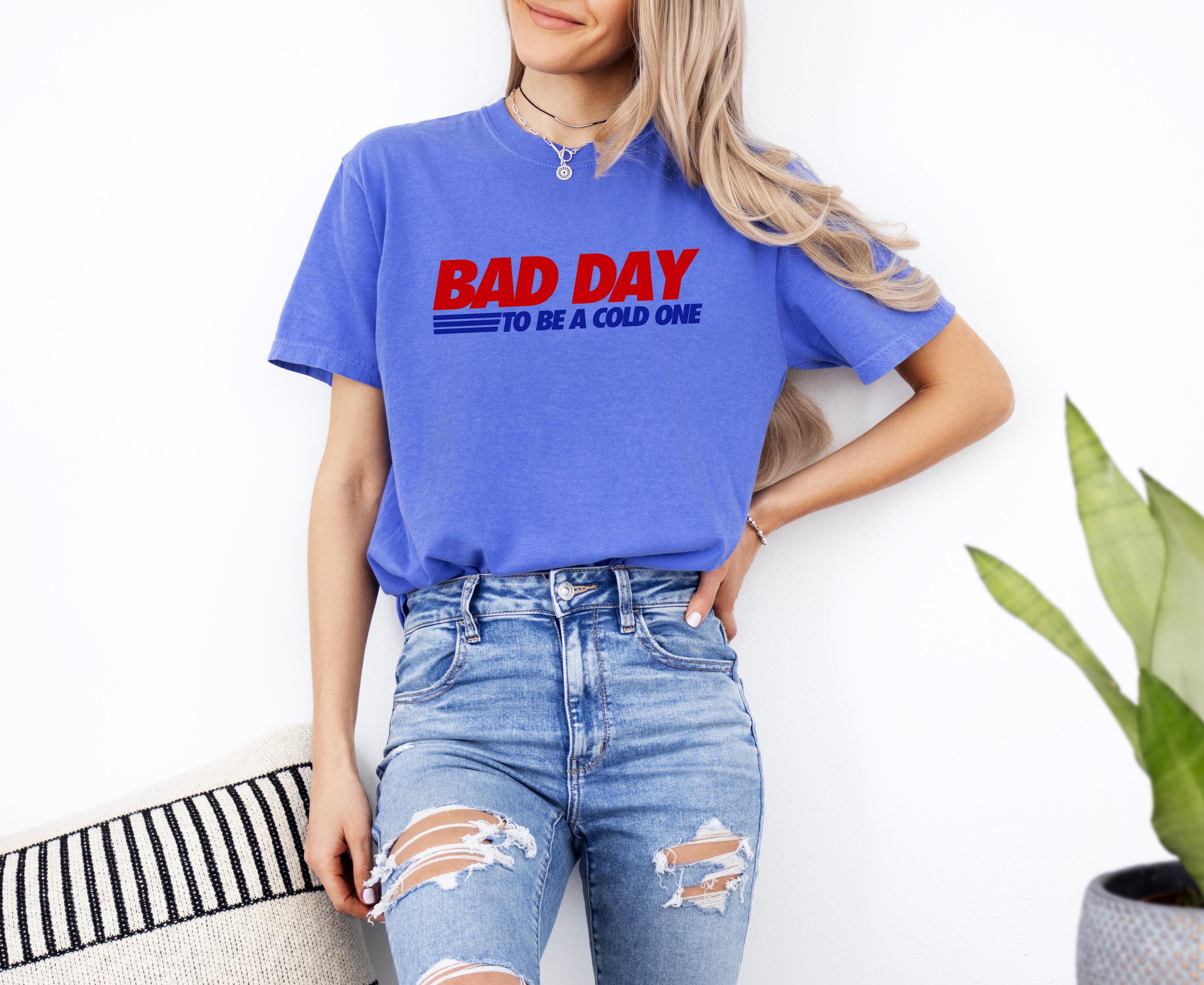 Bad Day To Be a Cold One Comfort Colors shirt, 4th of July tee, Retro funny fourth shirt, Womens 4th of July shirt, Beer lover Shirt
