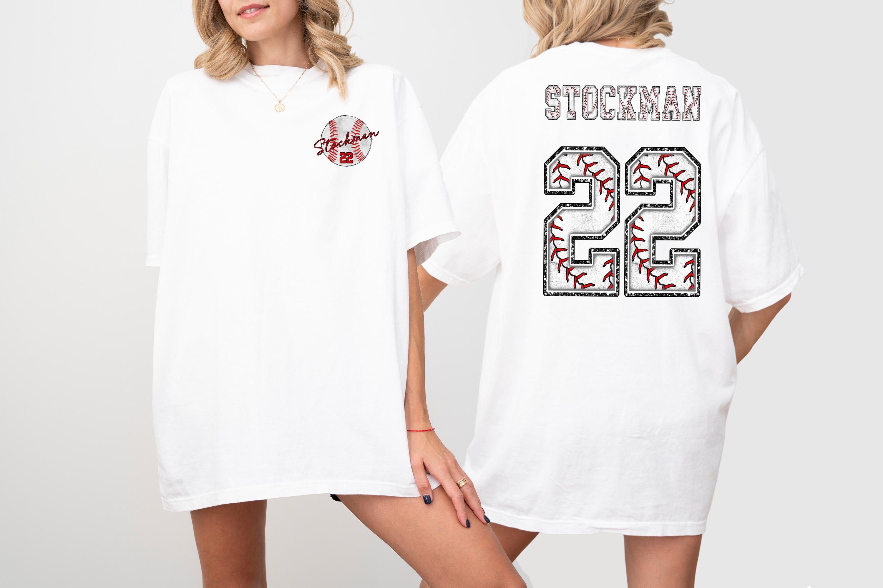 Custom Comfort Colors Sports Tee, Two sided Baseball Tshirt With Custom Number And Name, Sports Shirt, Baseball Mom T, Personalized Baseball