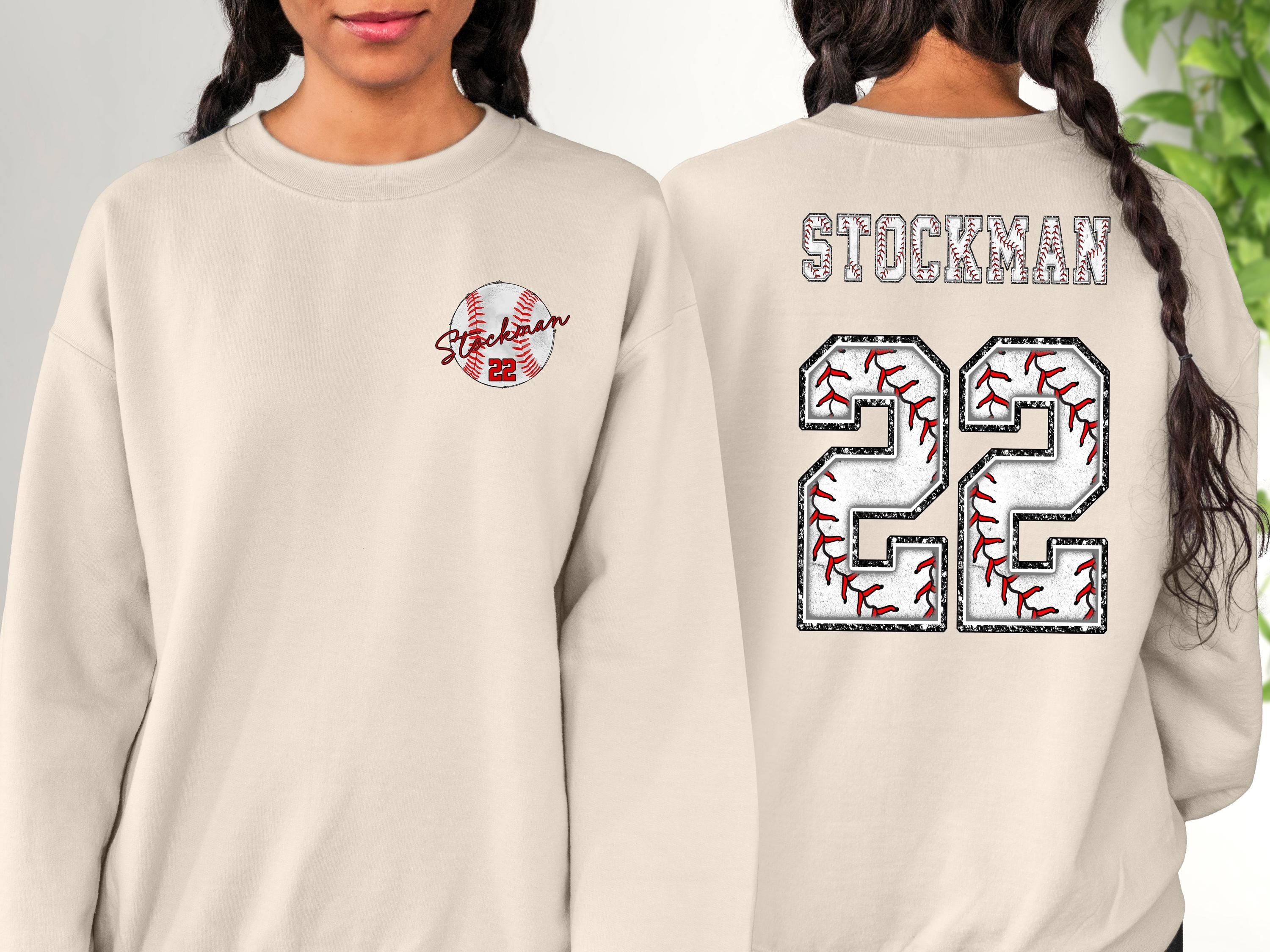 Customized Sports Name and Number Baseball Crew neck, Baseball Mom, Custom Crew Neck, Baseball Sweater, Summer Sports, Sideline Social Club