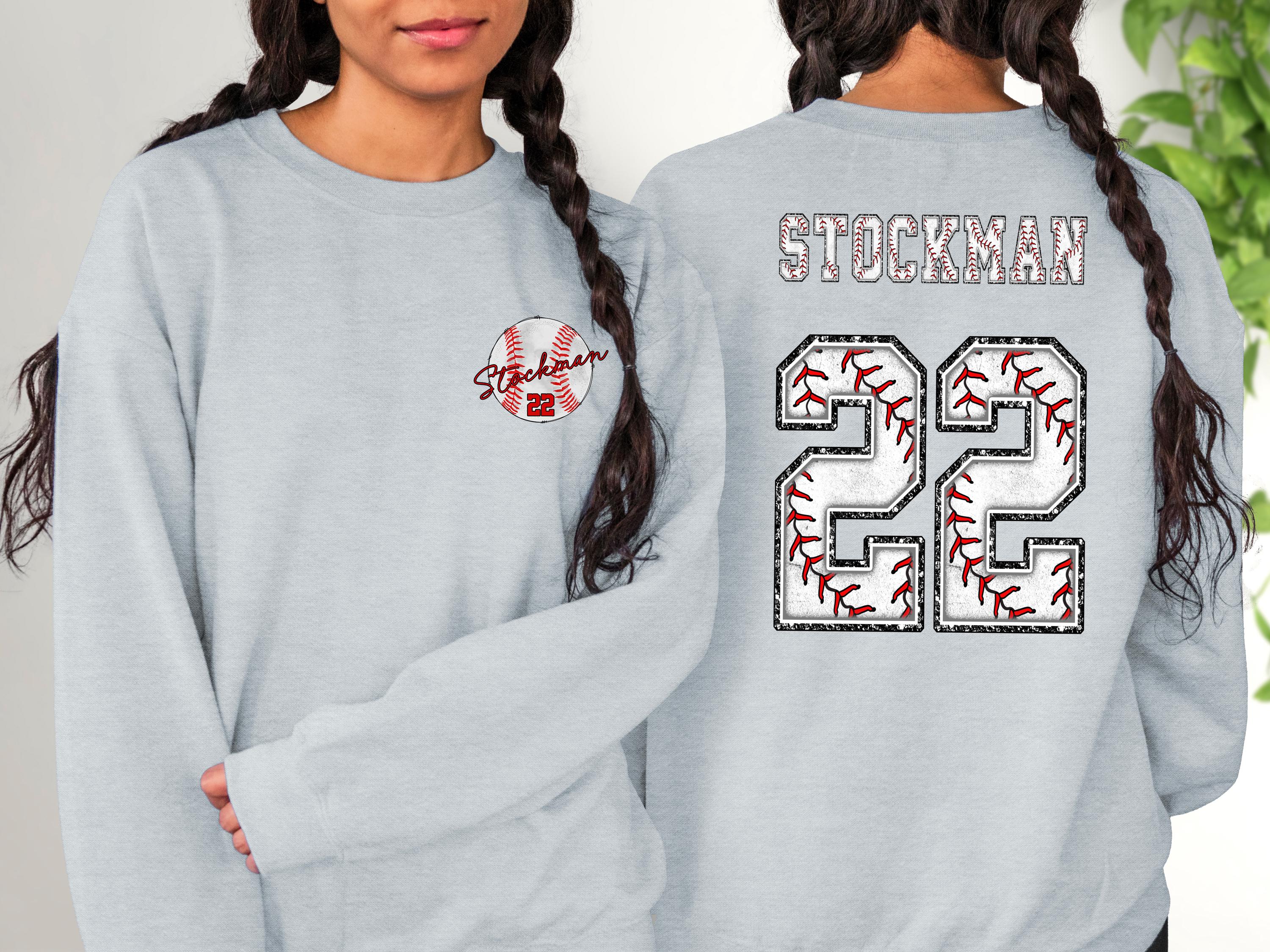 Customized Sports Name and Number Baseball Crew neck, Baseball Mom, Custom Crew Neck, Baseball Sweater, Summer Sports, Sideline Social Club