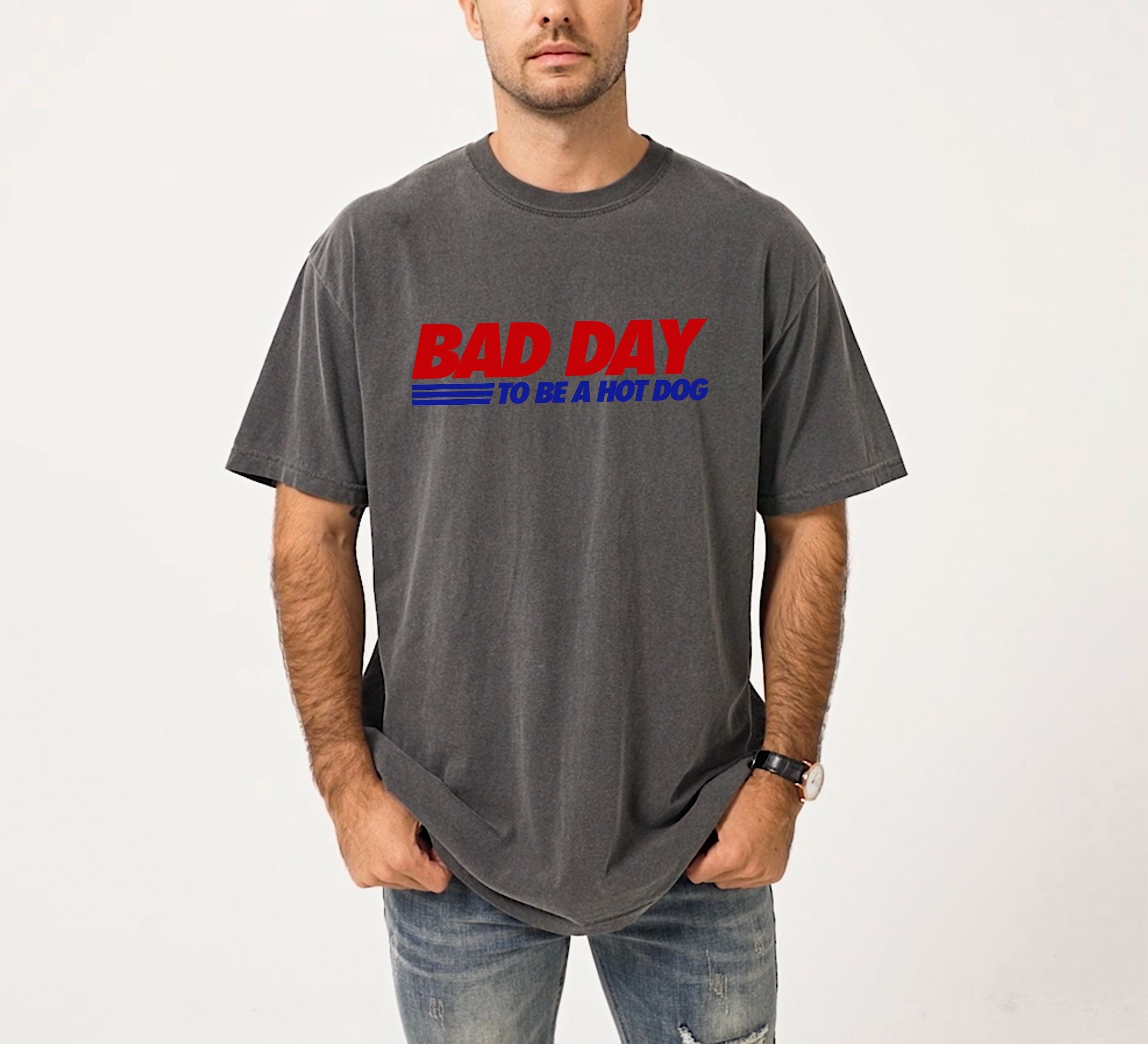 Bad Day To Be a Hot Dog Comfort Colors shirt, 4th of July tee, Retro funny fourth shirt, Womens 4th of July shirt, Hot dog lover Shirt