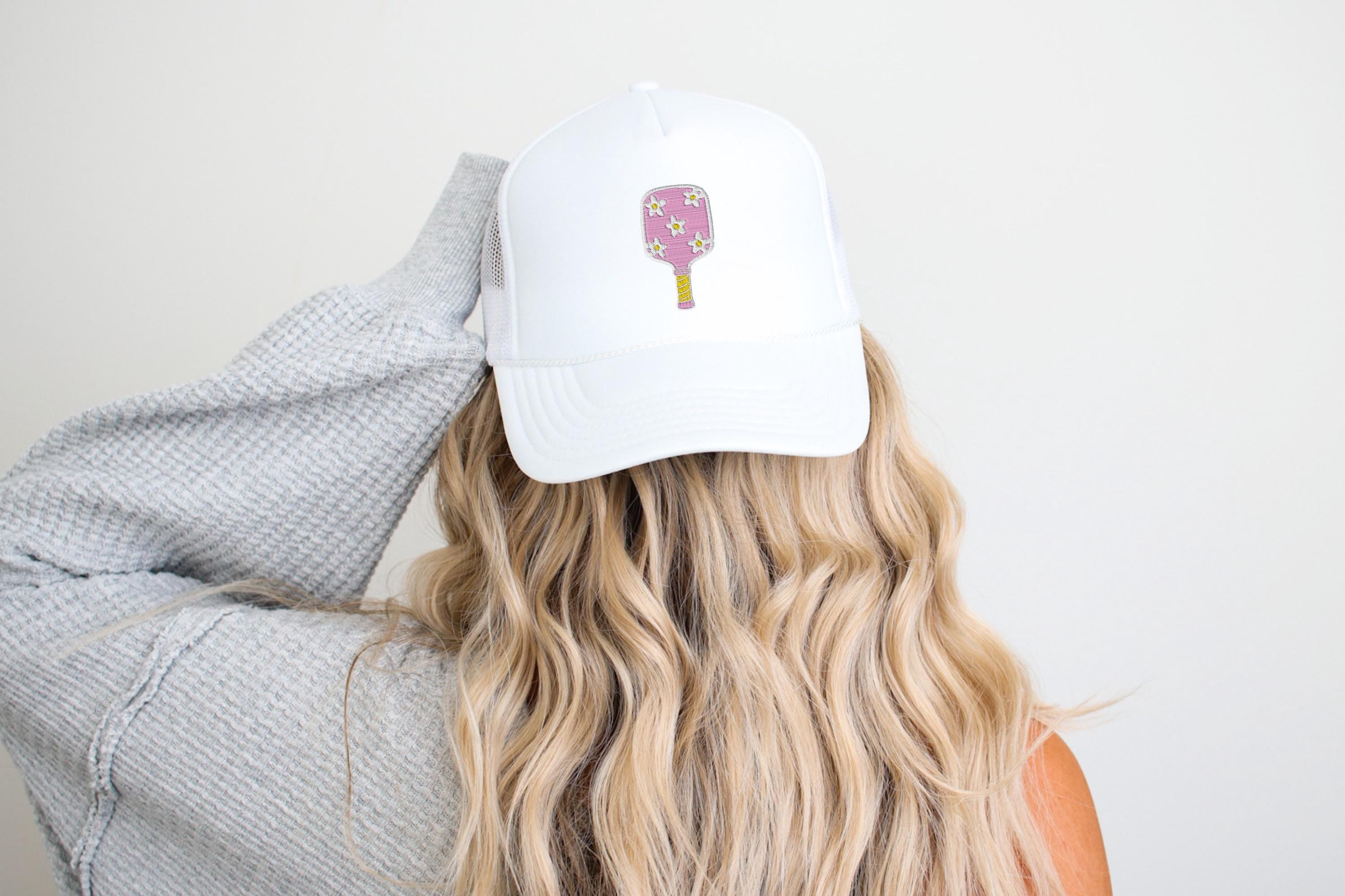 pickleball paddle hat, embroidery pickleball, paddle hat, embroidered I love pickleball, new pickleball embroidery