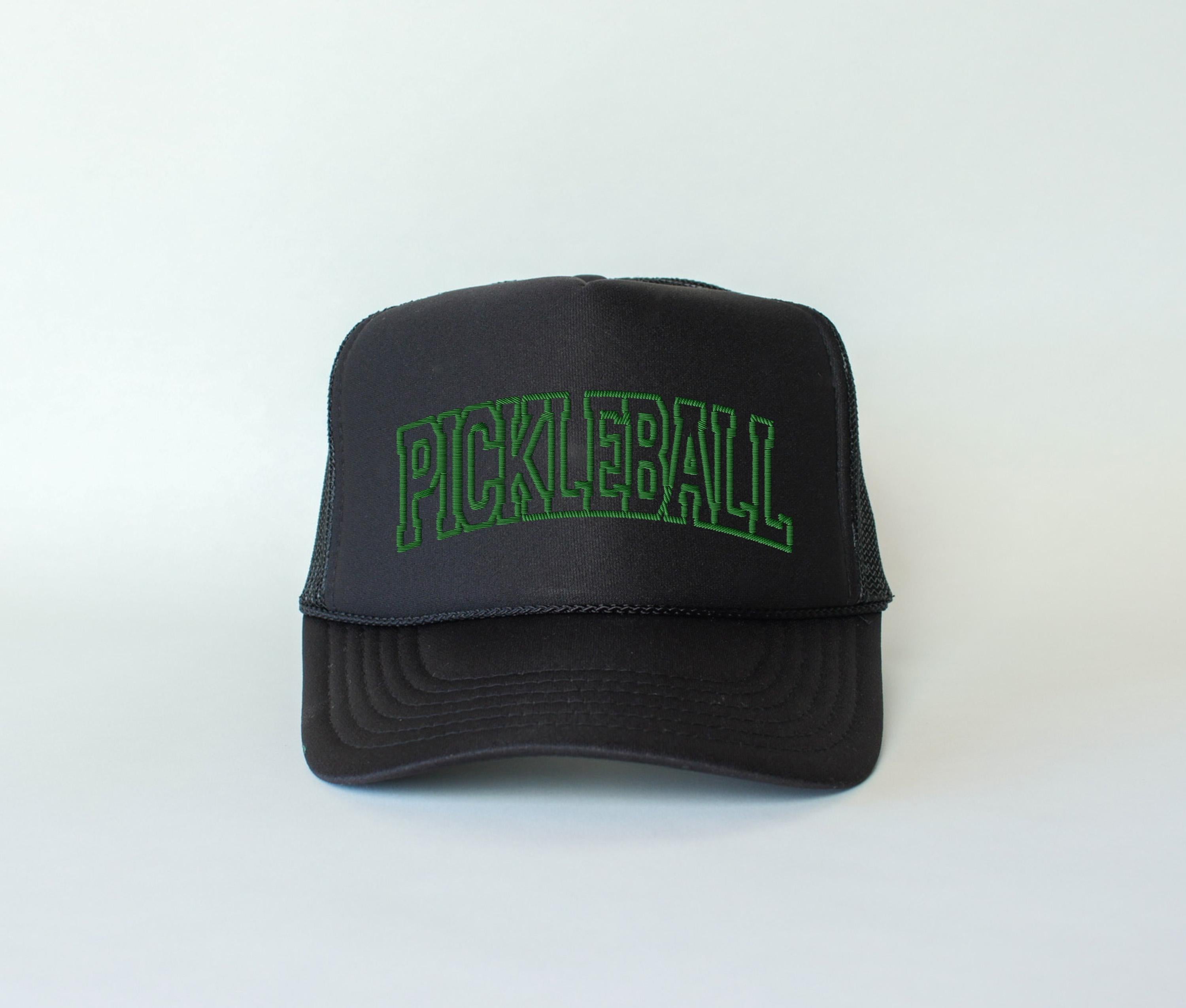pickleball paddle hat, embroidery pickleball, paddle hat, embroidered I love pickleball, new pickleball embroidery, pickleball social club