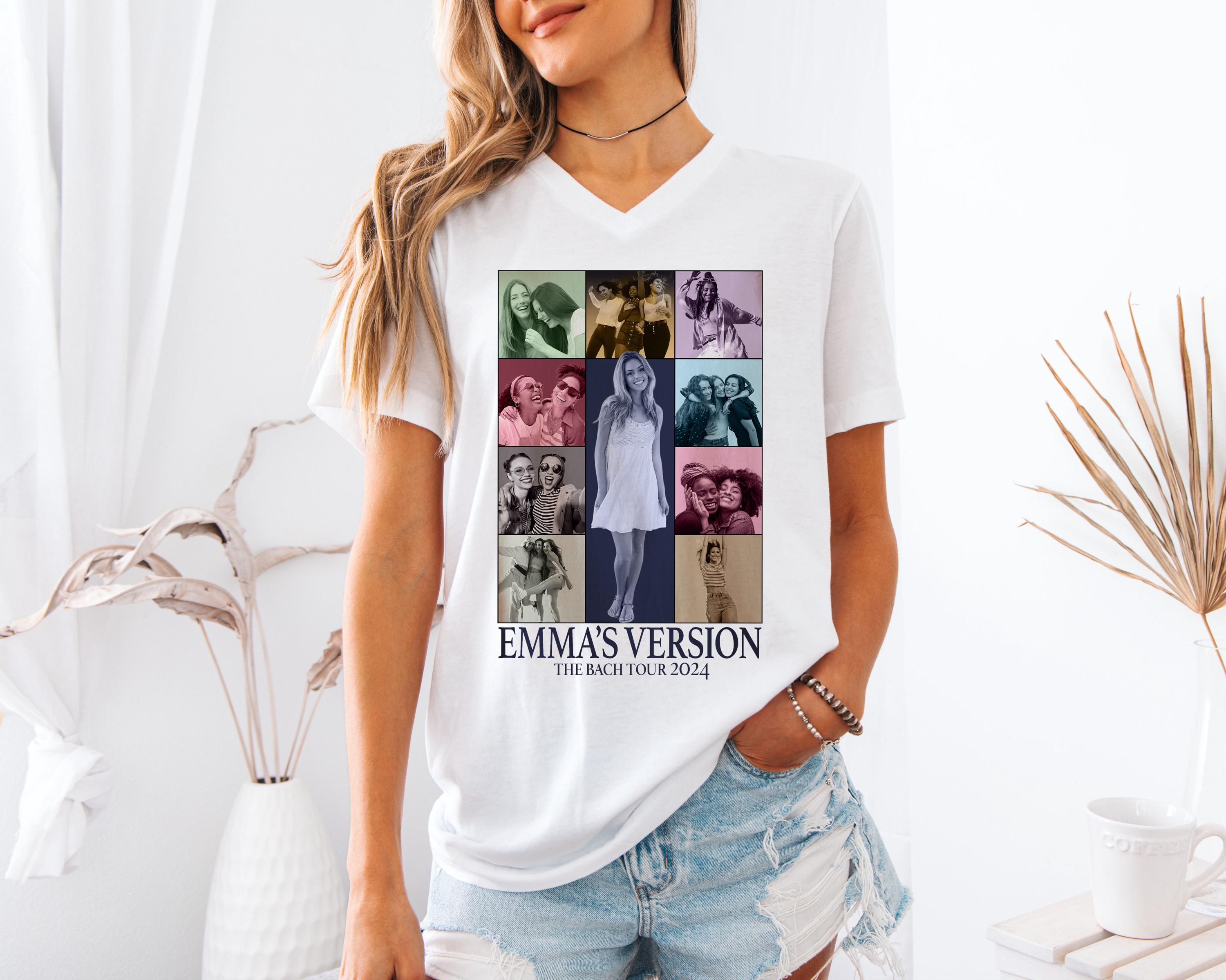 Custom Bachelorette V-Neck T, Bachelorette Party Shirts, Bachelorette Era Graphic TShirt, Bridal Party Shirts, Girls Trip, Bach Trip Version