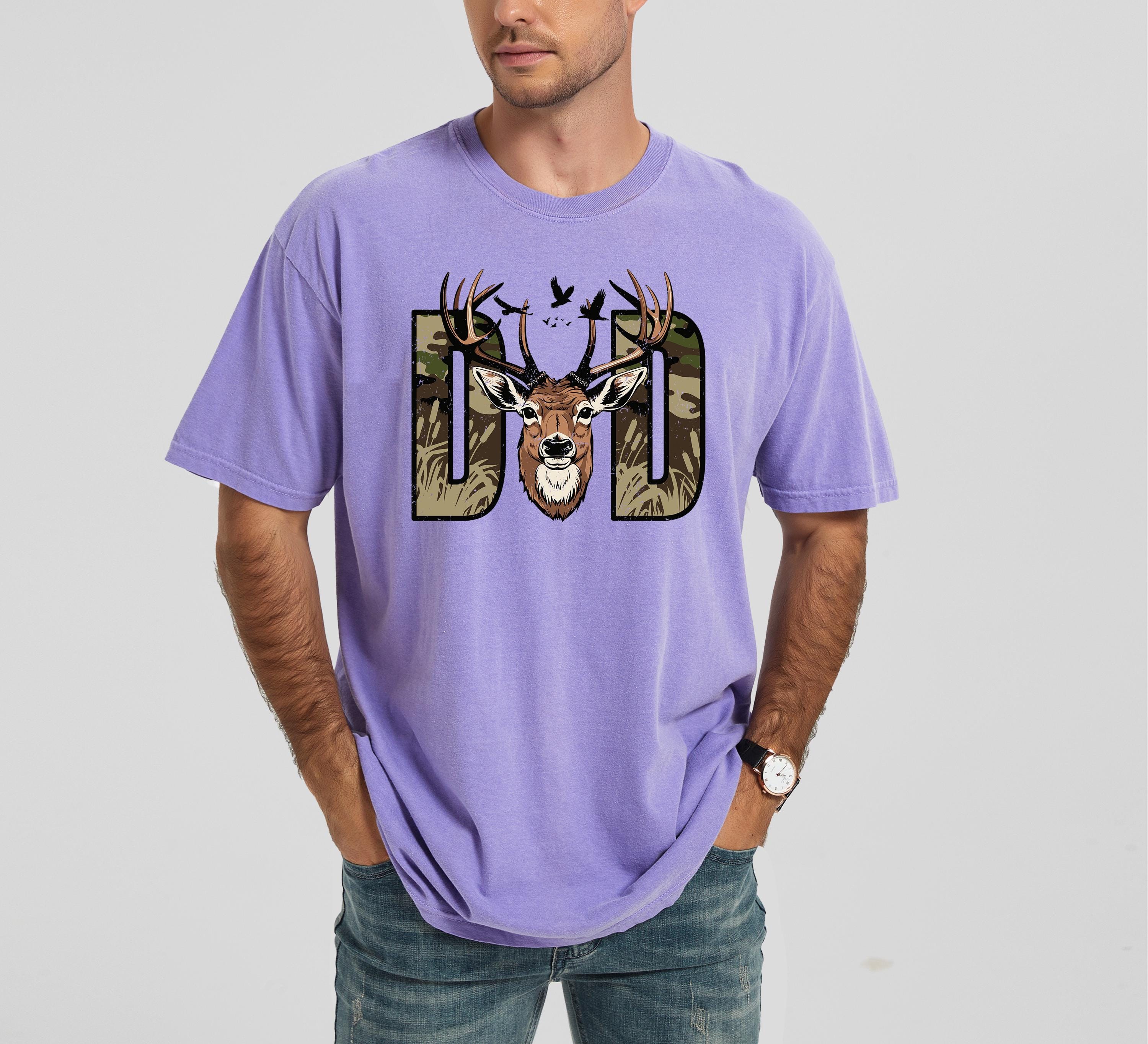 Camo Dad Comfort Colors Father's Day T Shirt, Father's Day Shirt, Gift For Hunting Dad Tshirt, Father's Day 2025