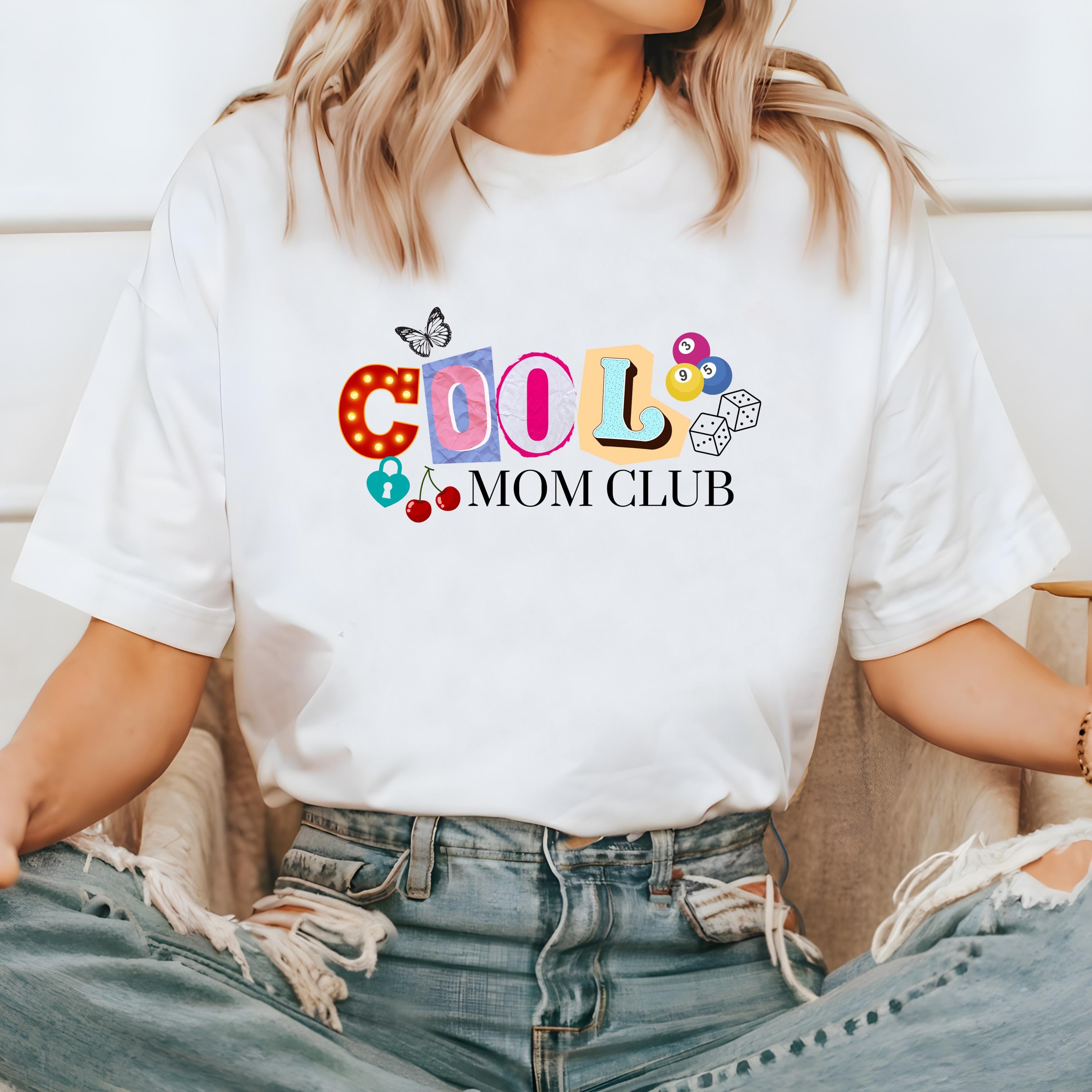 Retro Cool Mom Club Comfort Colors Tshirt, Y2K Mom design, First Mother's Day T-Shirt, Gift for Mothers Day Gift, Graphic Tshirt