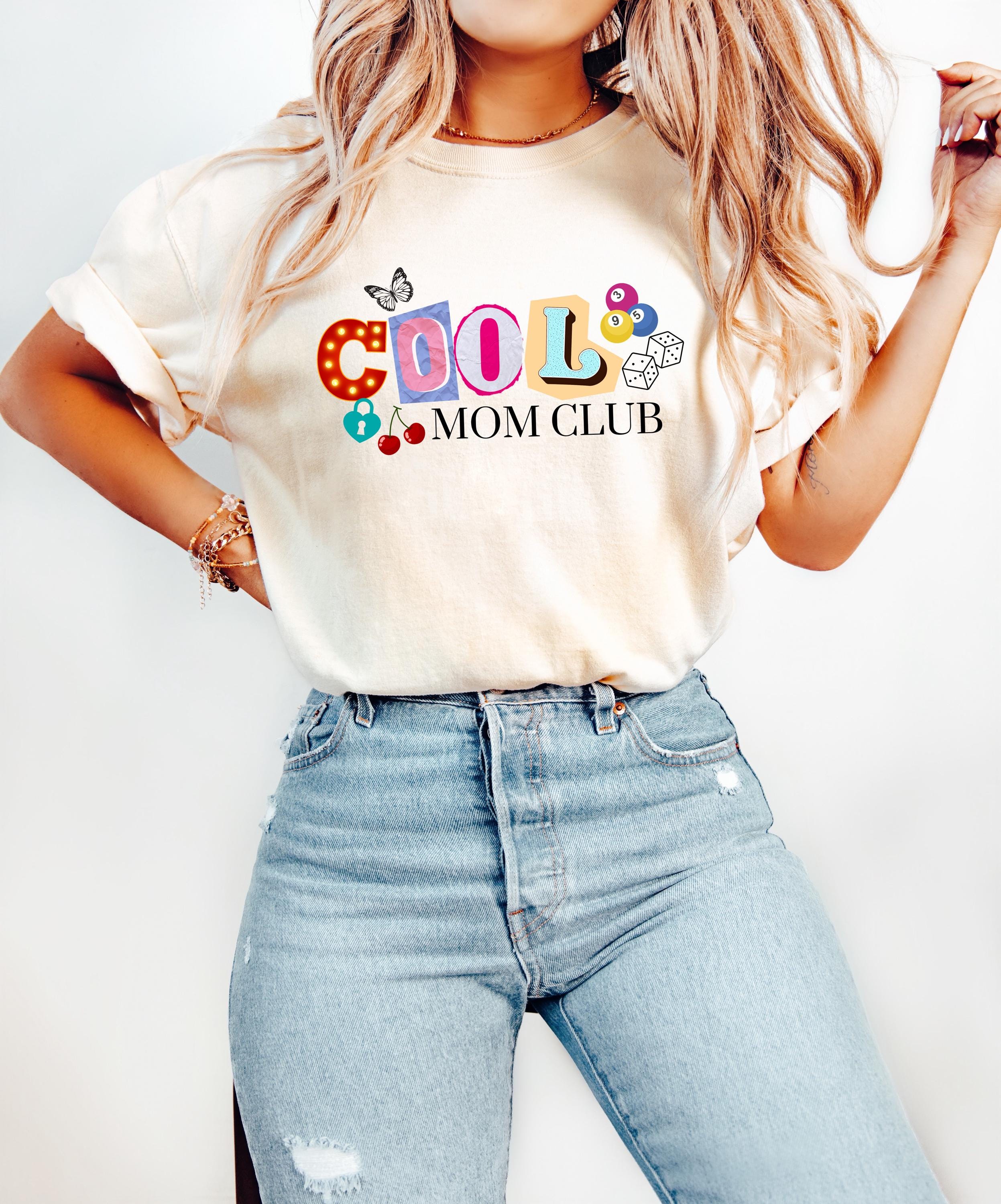 Retro Cool Mom Club Comfort Colors Tshirt, Y2K Mom design, First Mother's Day T-Shirt, Gift for Mothers Day Gift, Graphic Tshirt