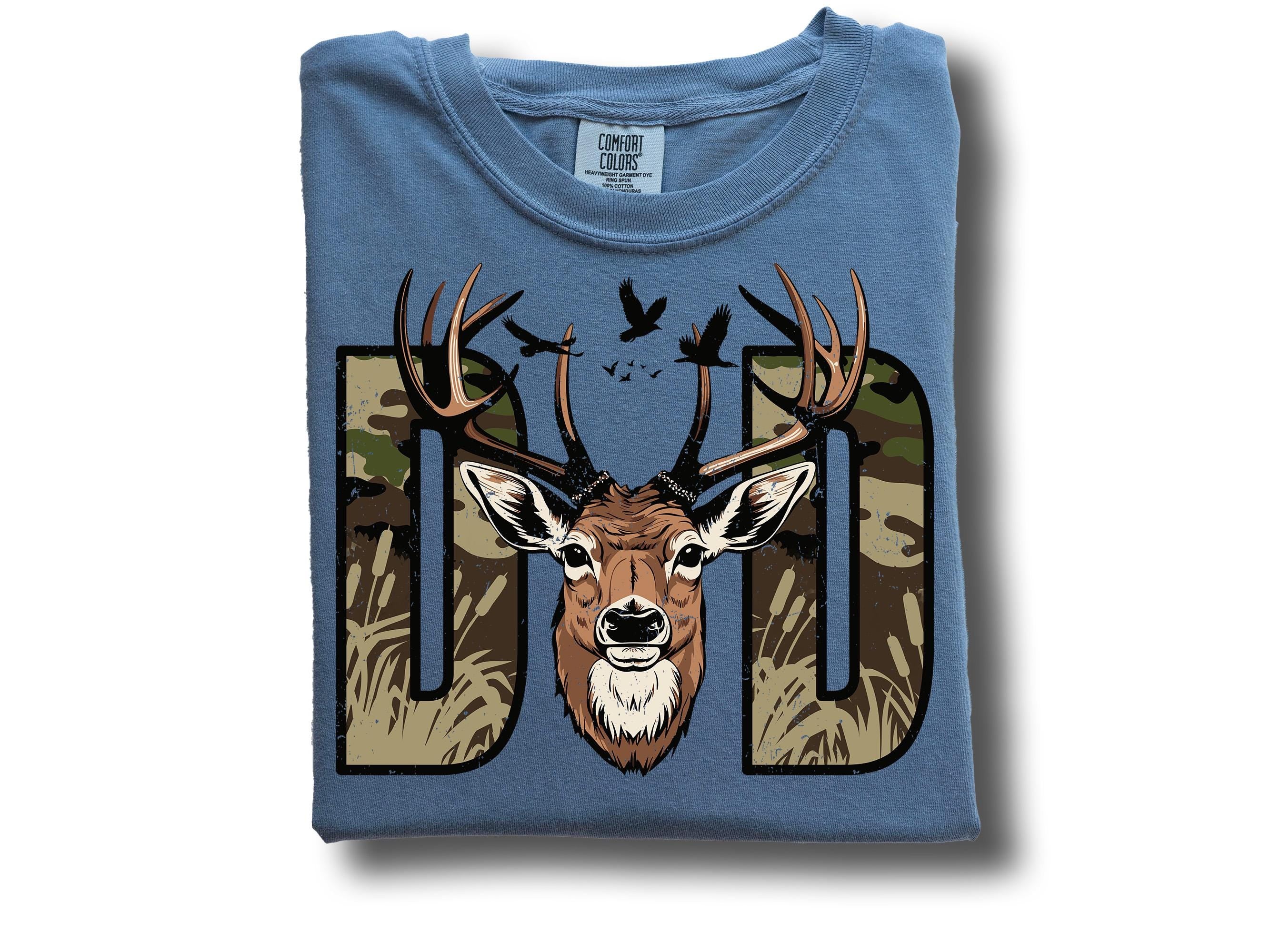 Camo Dad Comfort Colors Father's Day T Shirt, Father's Day Shirt, Gift For Hunting Dad Tshirt, Father's Day 2025