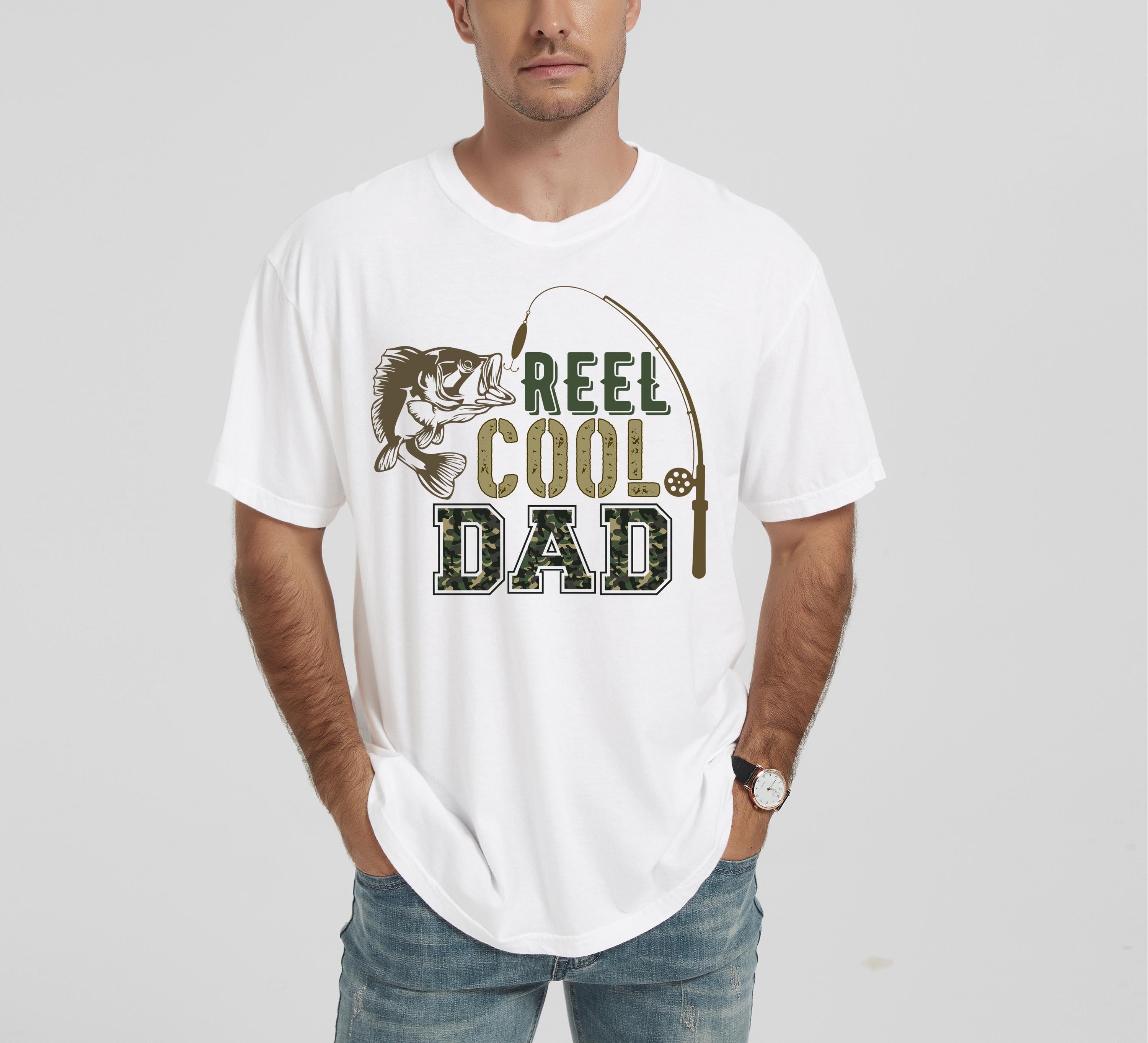 Reel Cool Dad Father's Day Shirt, Gift for Dads who Fish, Comfort Colors Tee, Father's Day TShirt, Gift For Dad, Father's Day 2025
