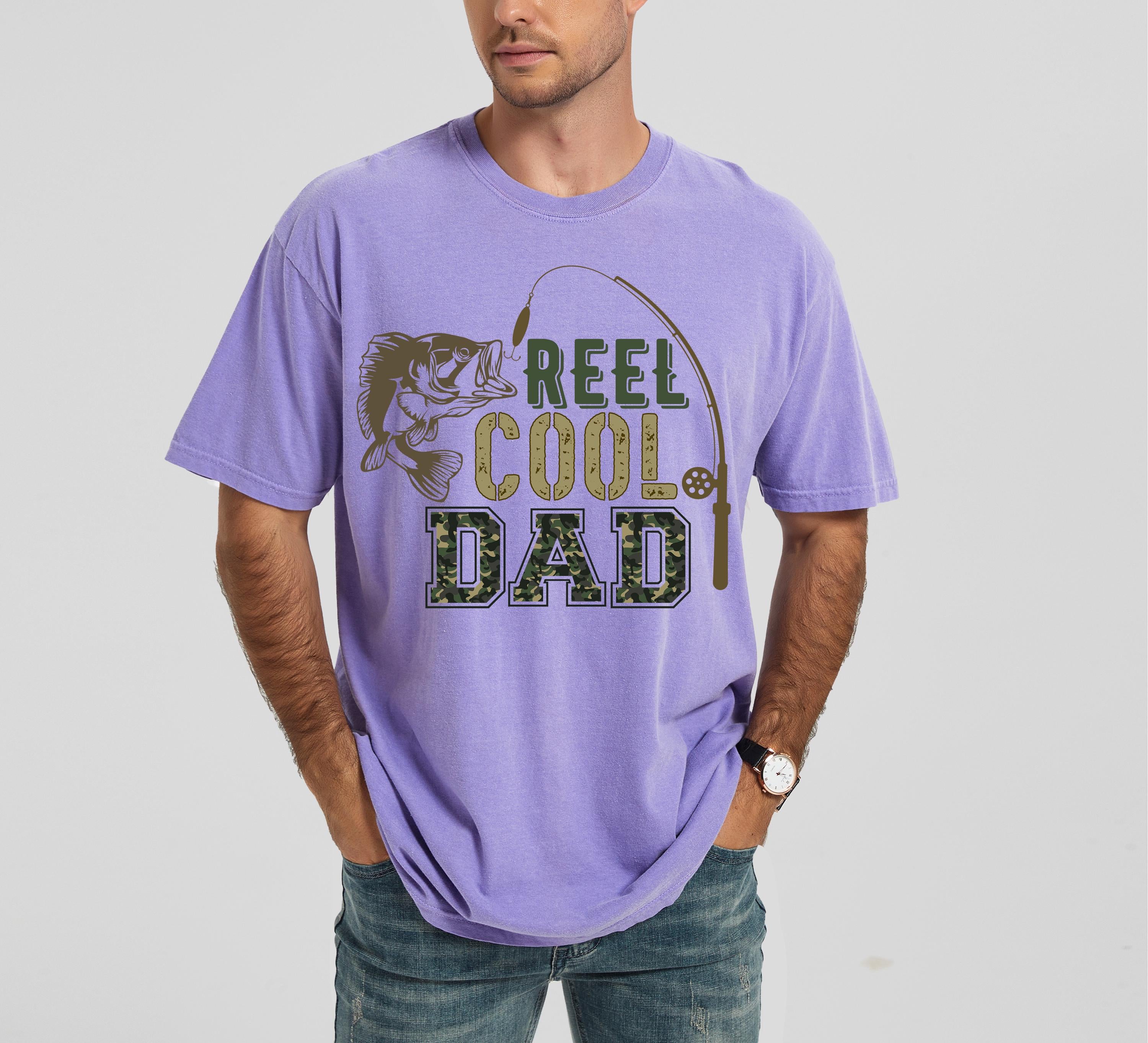 Reel Cool Dad Father's Day Shirt, Gift for Dads who Fish, Comfort Colors Tee, Father's Day TShirt, Gift For Dad, Father's Day 2025