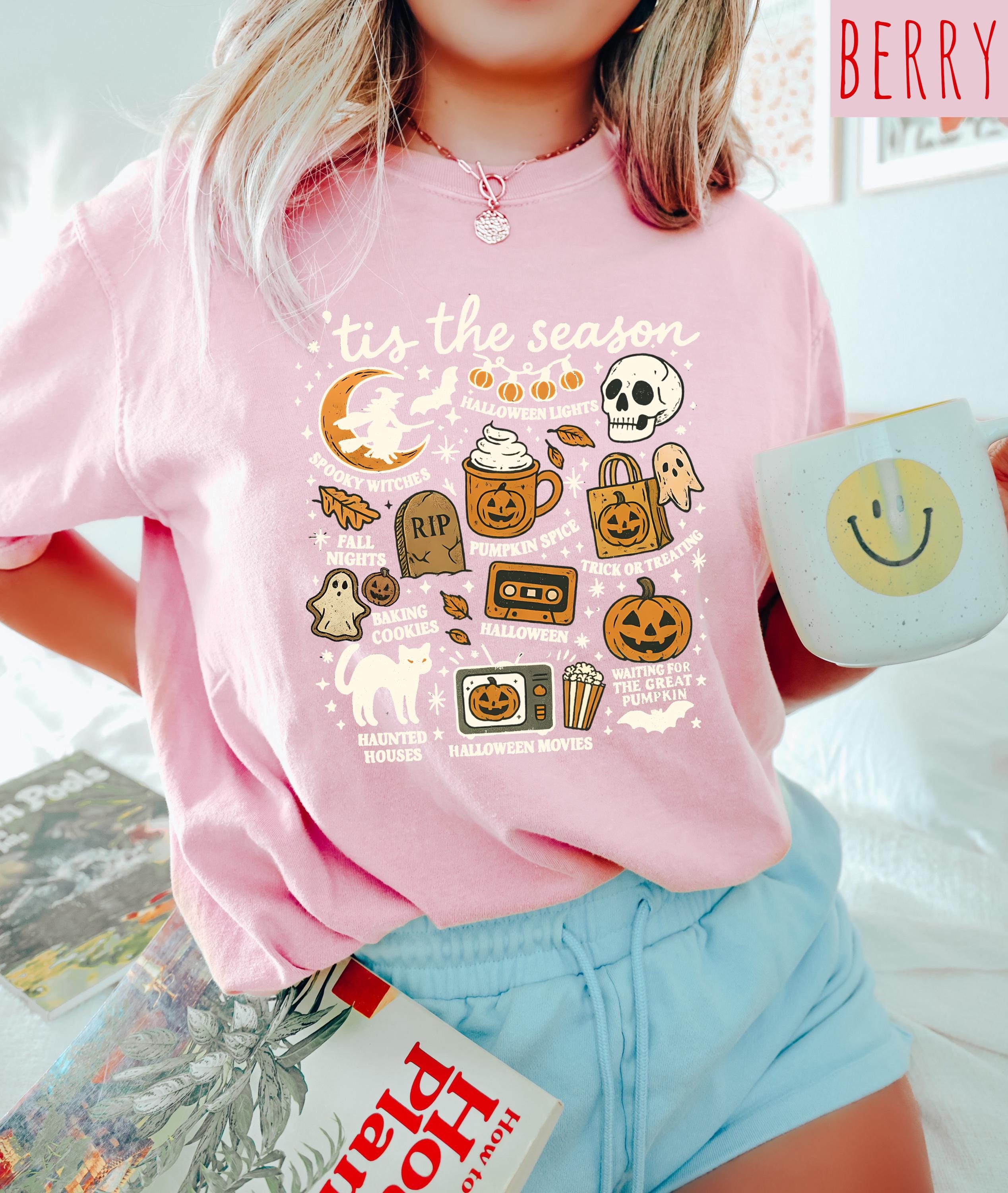 Tis the Season Halloween Comfort Colors Shirt, Creep it Real Shirt, Spooky Shirt, Fall TShirt, Autumn T, Pumpkin Spice, Trick or Treat