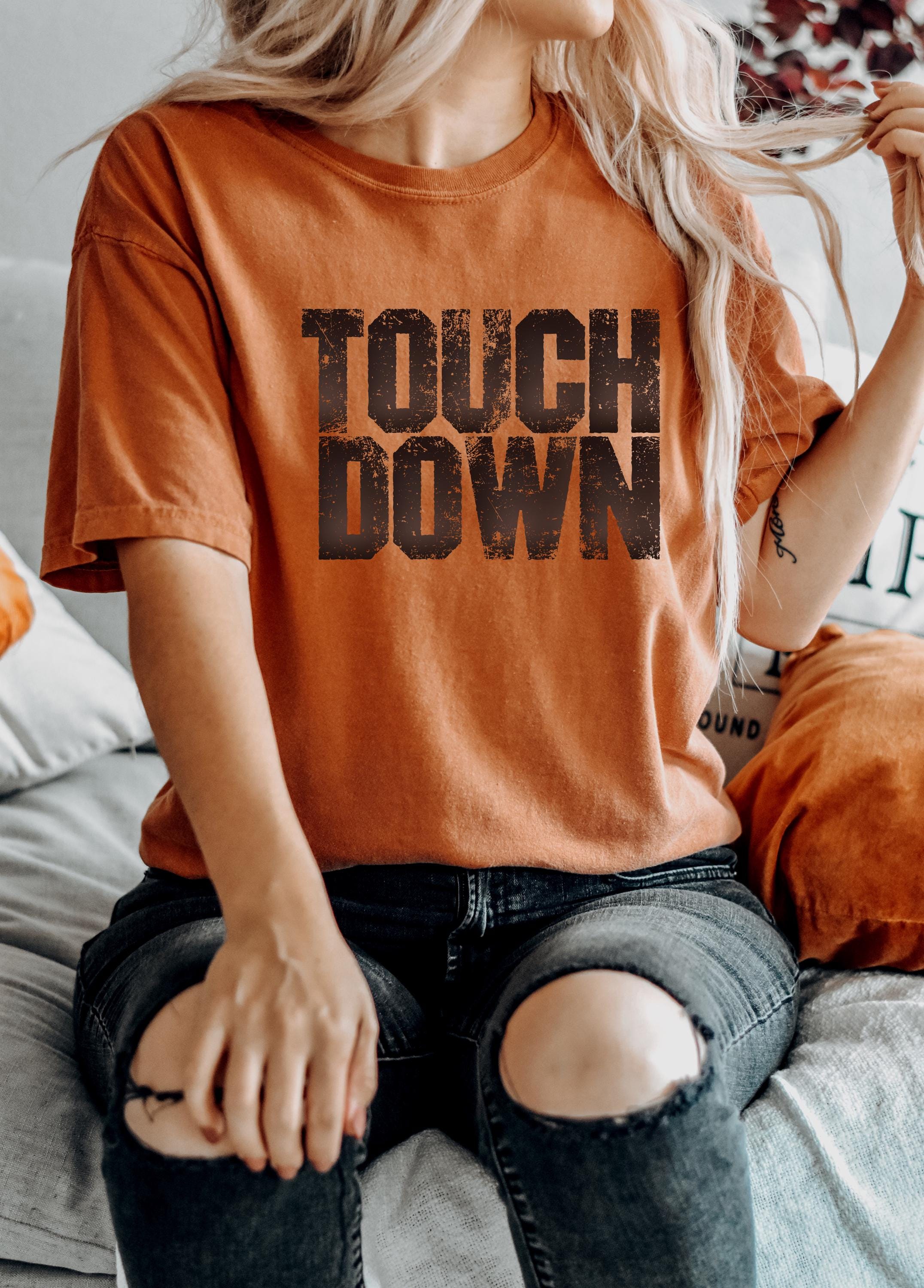 Touch Down Comfort Colors Shirt, Sunday Night Football Team Shirt, Vintage Shirt, Football Shirt, Retro Fall Shirt, Fall Tee