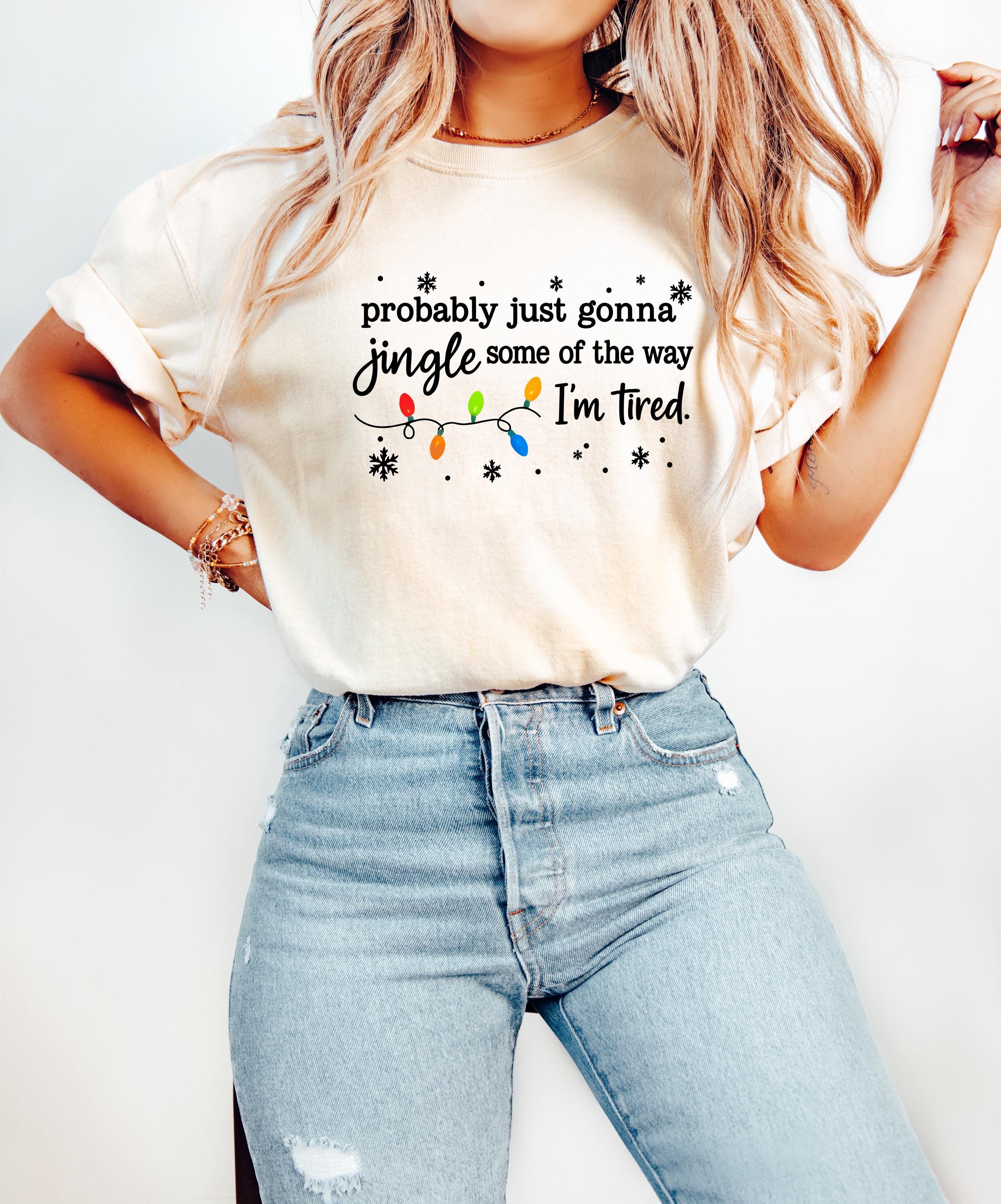 Funny Christmas Comfort Colors Shirt, Retro Christmas TShirt, Unisex Holiday Shirt,Christmas Design, Christmas 2025, Jingle Some of the Way
