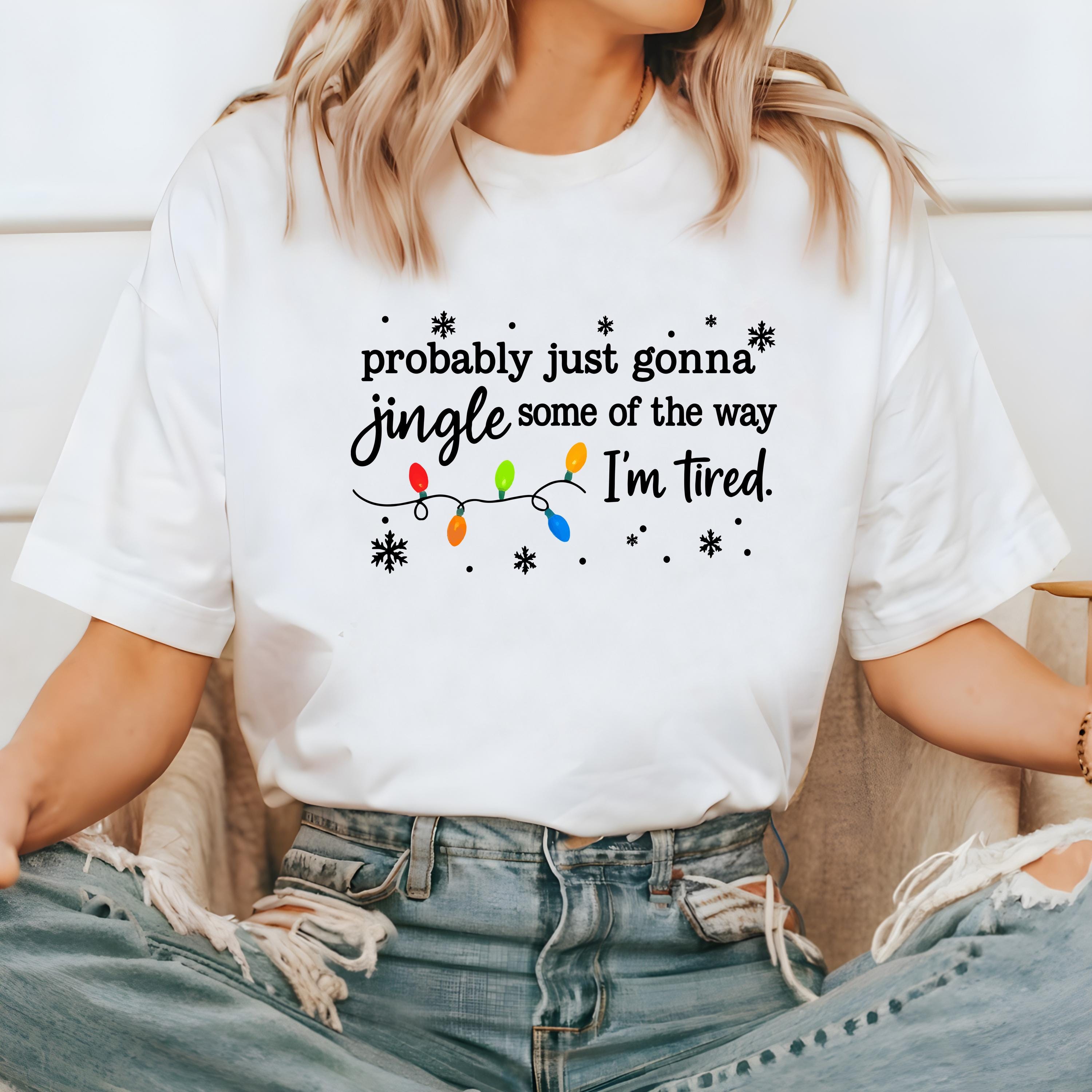 Funny Christmas Comfort Colors Shirt, Retro Christmas TShirt, Unisex Holiday Shirt,Christmas Design, Christmas 2025, Jingle Some of the Way