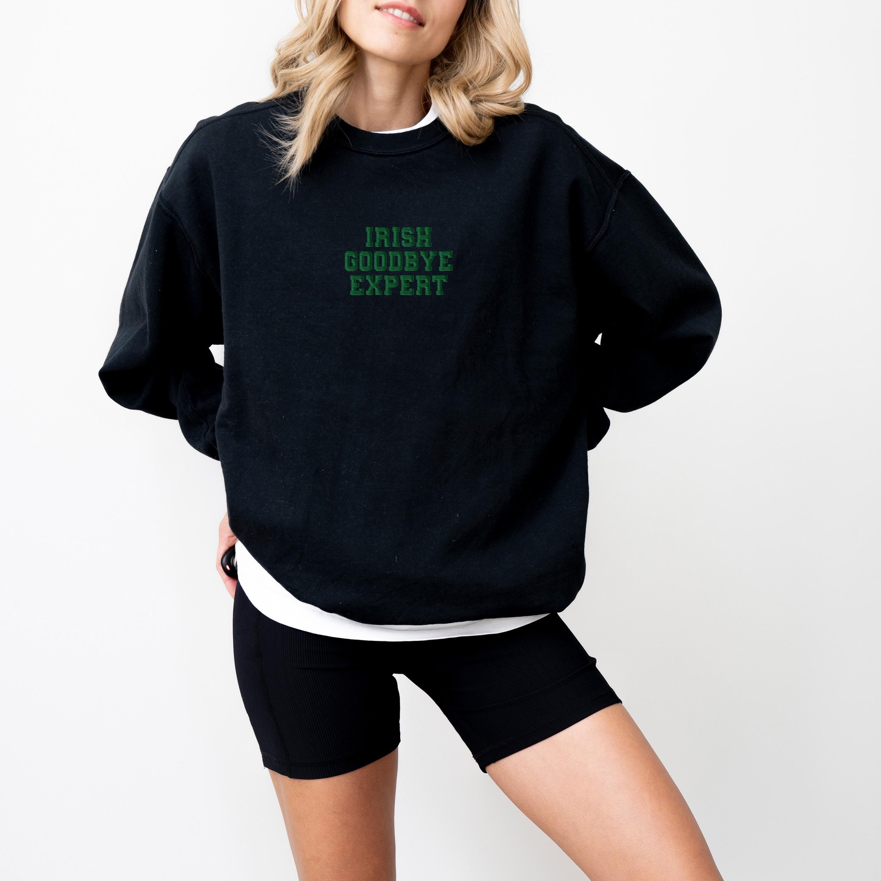 Embroidered Comfort Colors St Patty's Day Bear, St Patrick's Day Crew neck, Green Bear Sweater