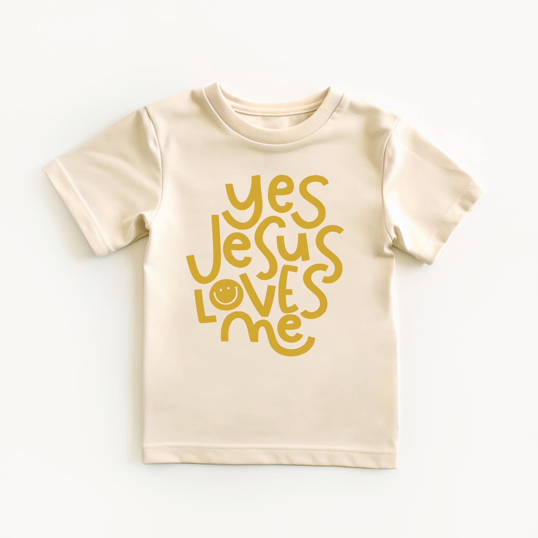 Yes Jesus Loves Me Newborn Bodysuit, Kids Jesus Christian Tee