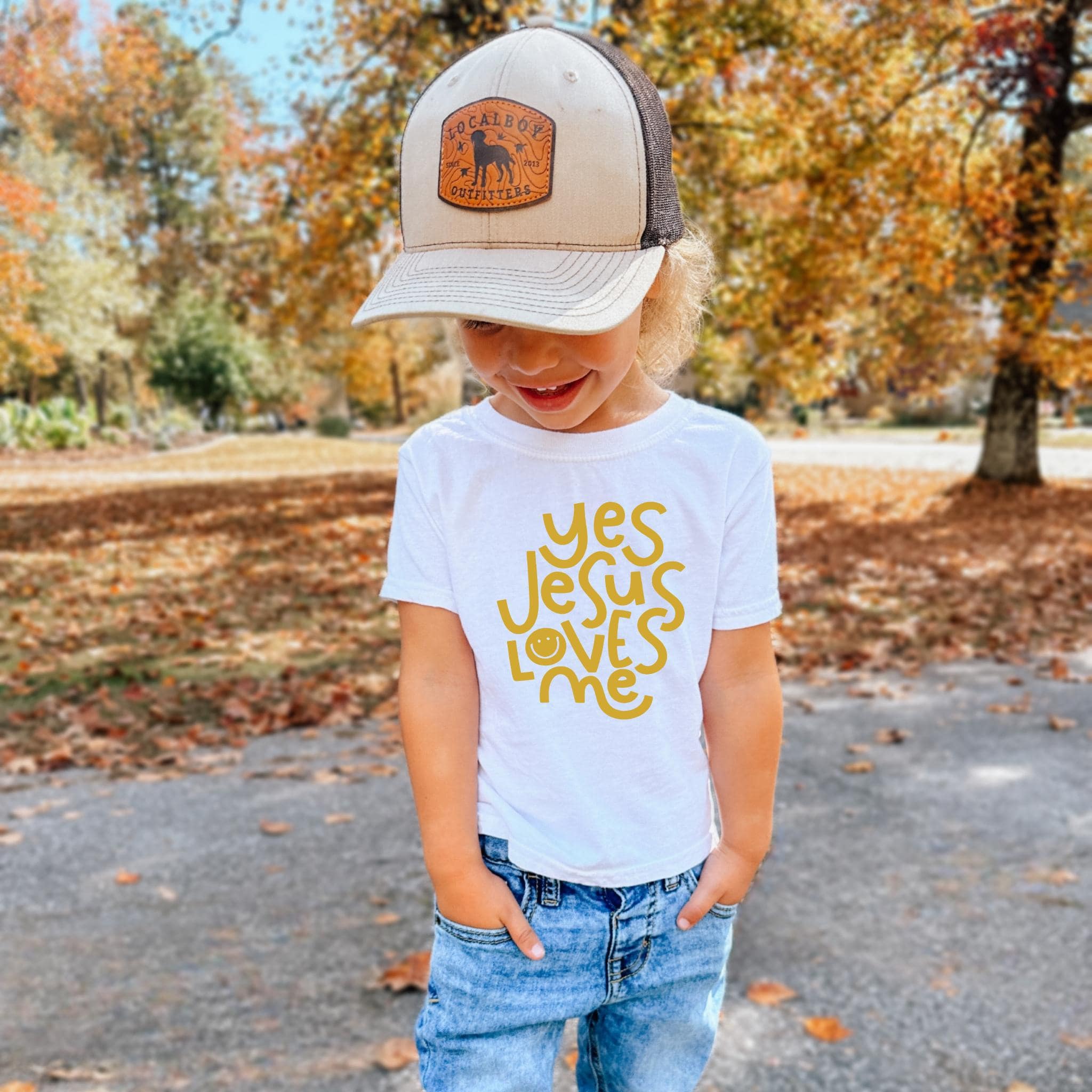 Yes Jesus Loves Me Newborn Bodysuit, Kids Jesus Christian Tee