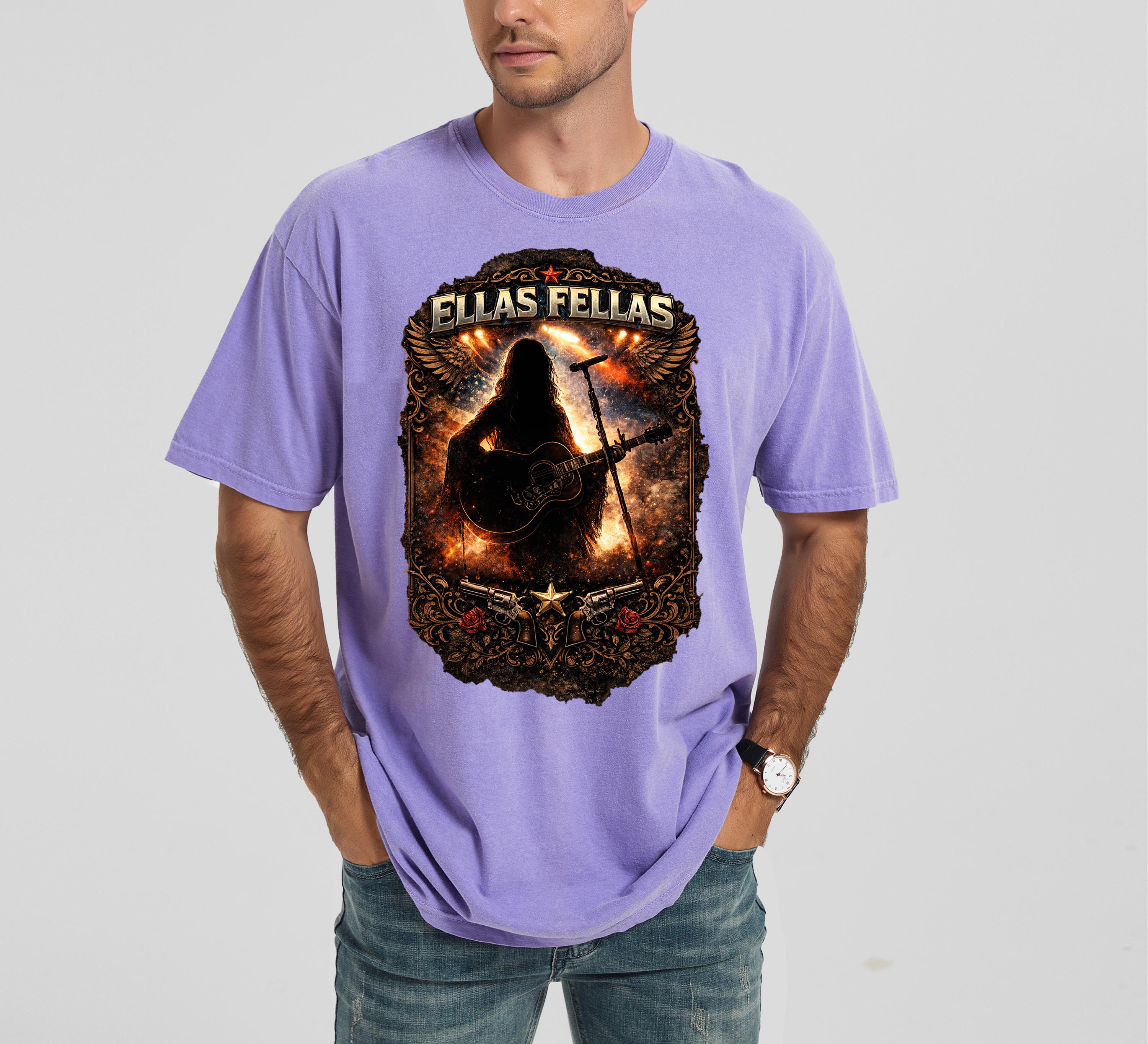 Ellas Fellas Concert Tshirt, Retro Comfort Colors Shirt, Vintage Ella shirt, Concert Merch