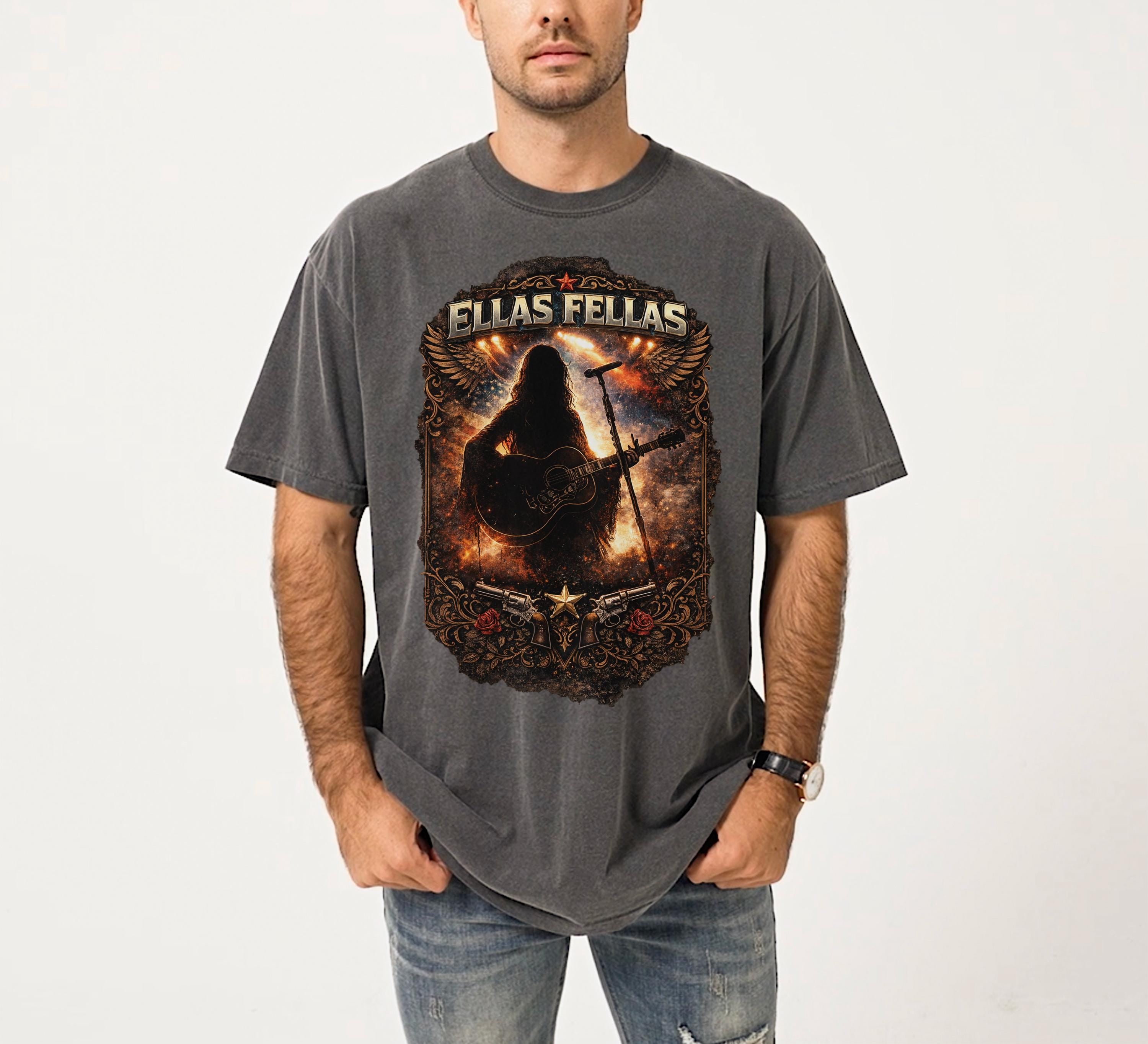 Ellas Fellas Concert Tshirt, Retro Comfort Colors Shirt, Vintage Ella shirt, Concert Merch