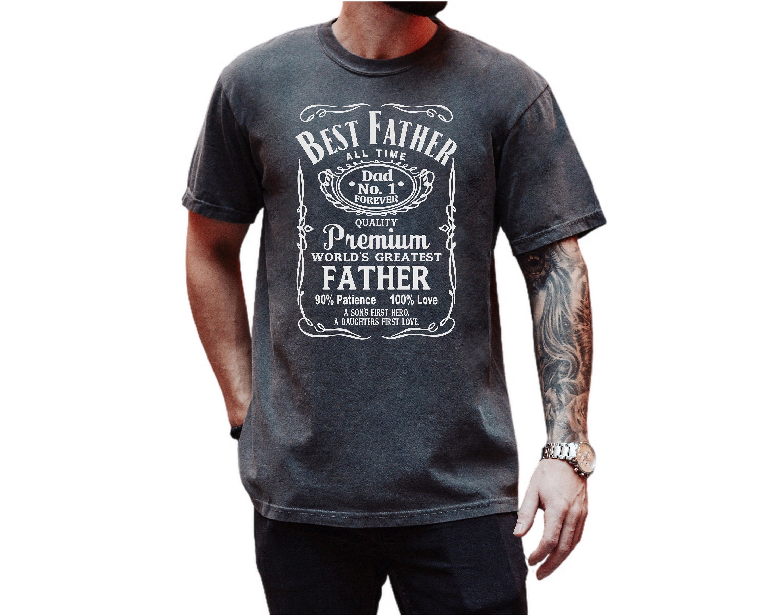 Vintage Washed Tee, Worlds Greatest Dad, Daddy, Girl Dad, Boy Dad, Drinking Dad T, Funny Dad Shirt,