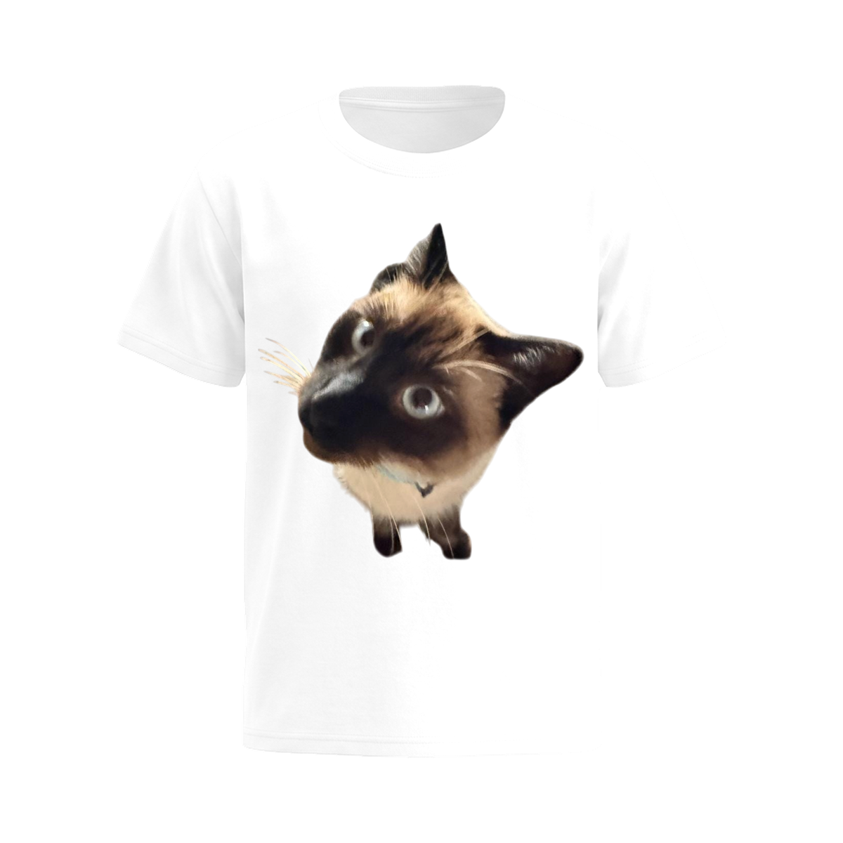 Curious Siamese Cat Tee