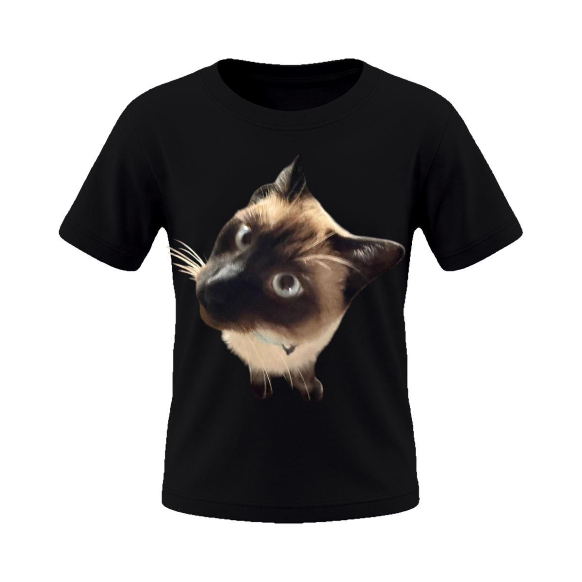 Curious Siamese Cat Tee