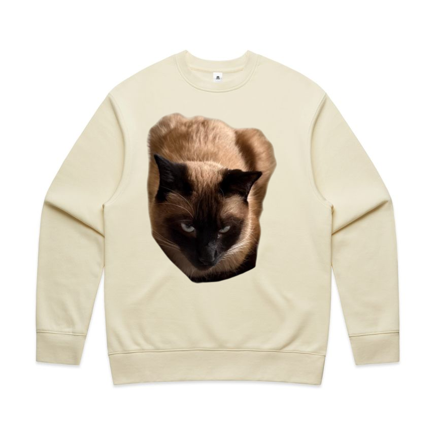 Siamese Gaze Relax Crew