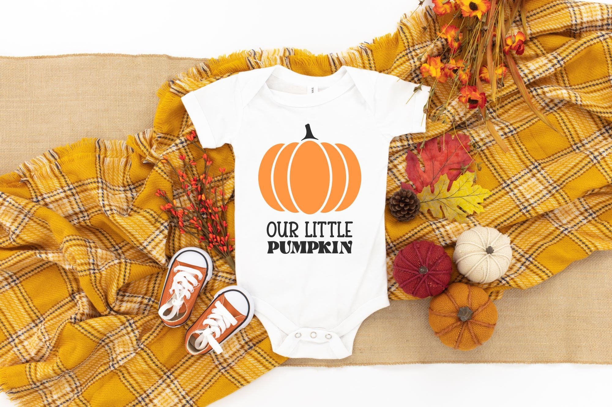 Our Little Pumpkin Shirt, Cute Pumpkin Toddler, First Halloween, Halloween Shirt, Fall Bodysuit, Autumn, Ghost, First Fall Thanksgiving
