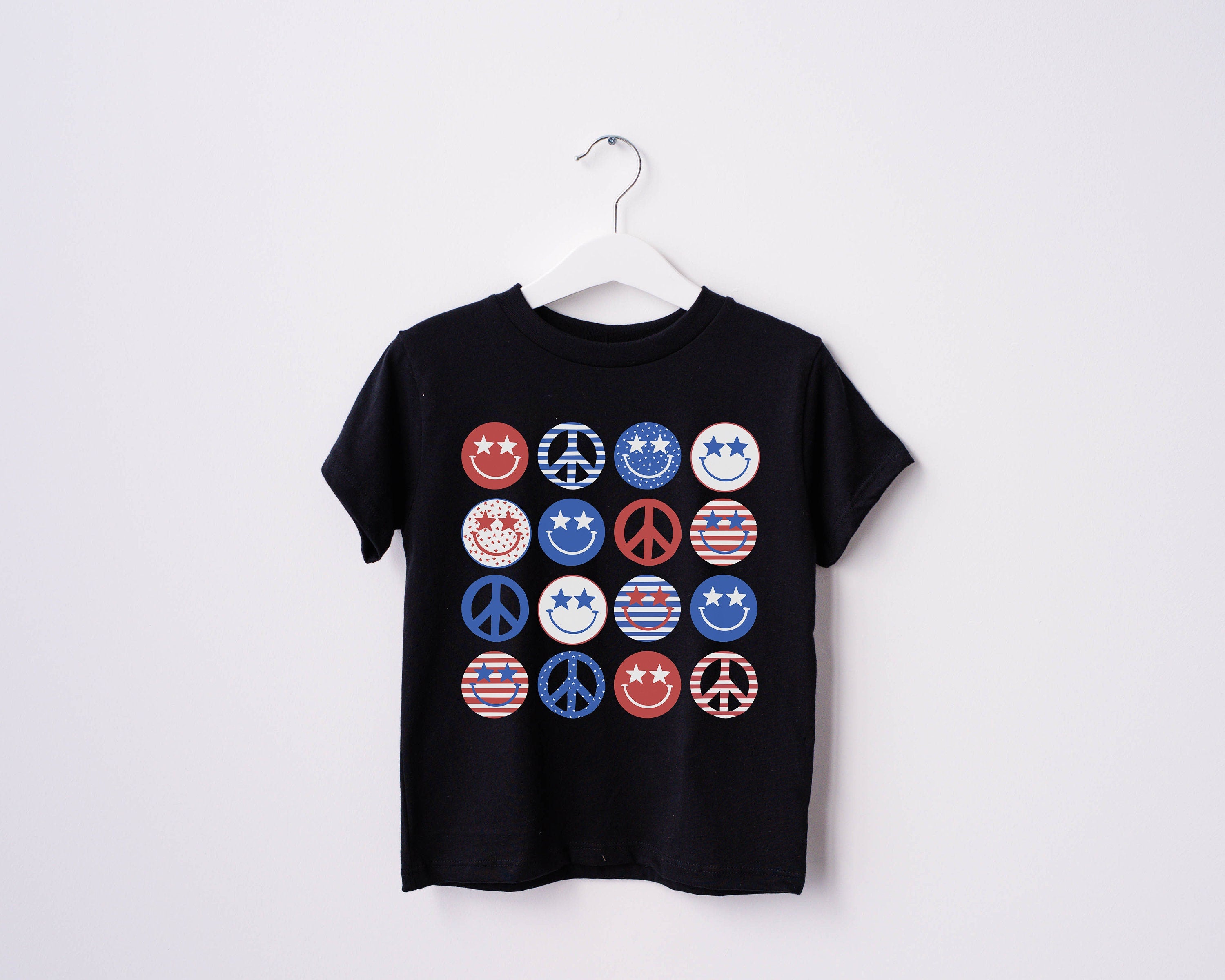 Retro Smiley And Peace USA shirt, 4th of July, Retro funny fourth shirt, Youth 4th of July shirt, America Patriotic Shirt, Toddler & Infant