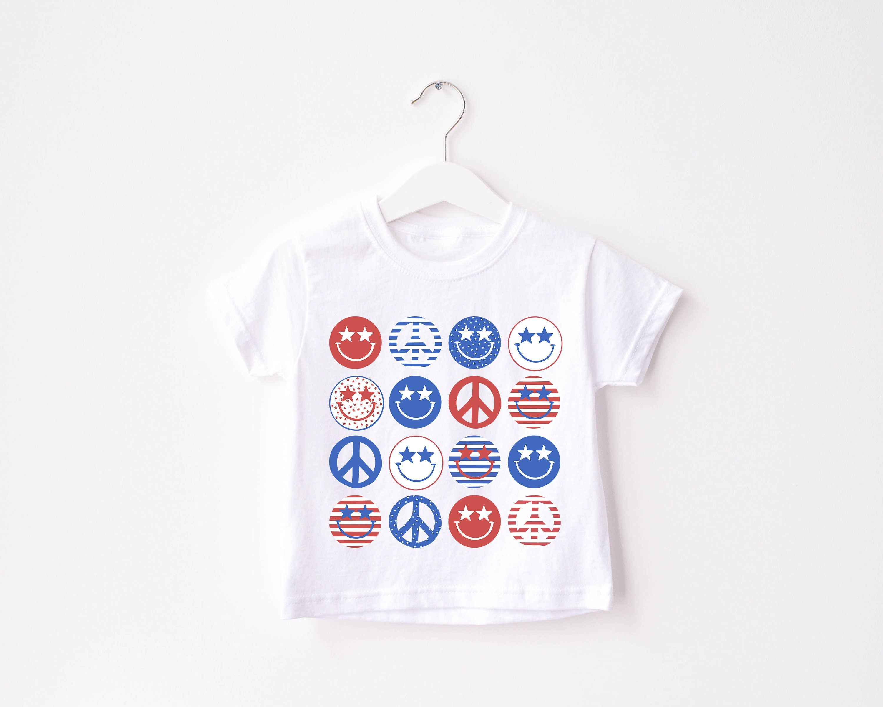 Retro Smiley And Peace USA shirt, 4th of July, Retro funny fourth shirt, Youth 4th of July shirt, America Patriotic Shirt, Toddler & Infant