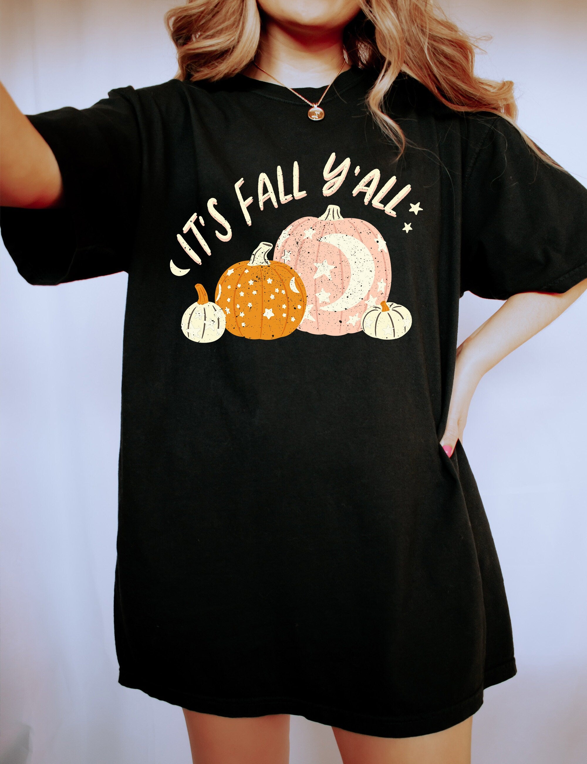 Retro Fall Comfort Colors shirt, It's Fall Y'all Shirt, Vintage Thanksgiving Shirt, Pumpkin Patch Shirt, Retro Fall Shirt, Fall Shirt